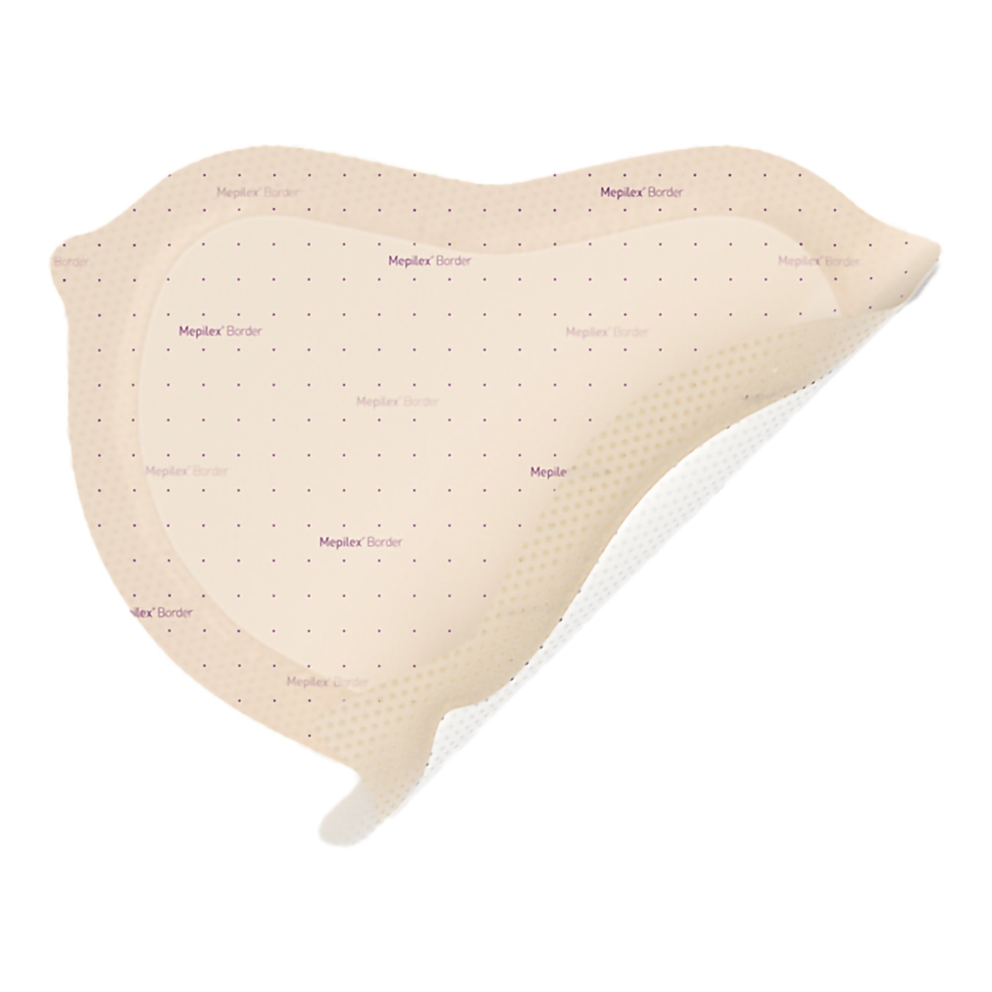 Mepilex® Border Sacrum Foam Dressing, 22 x 25 Centimeter 282455