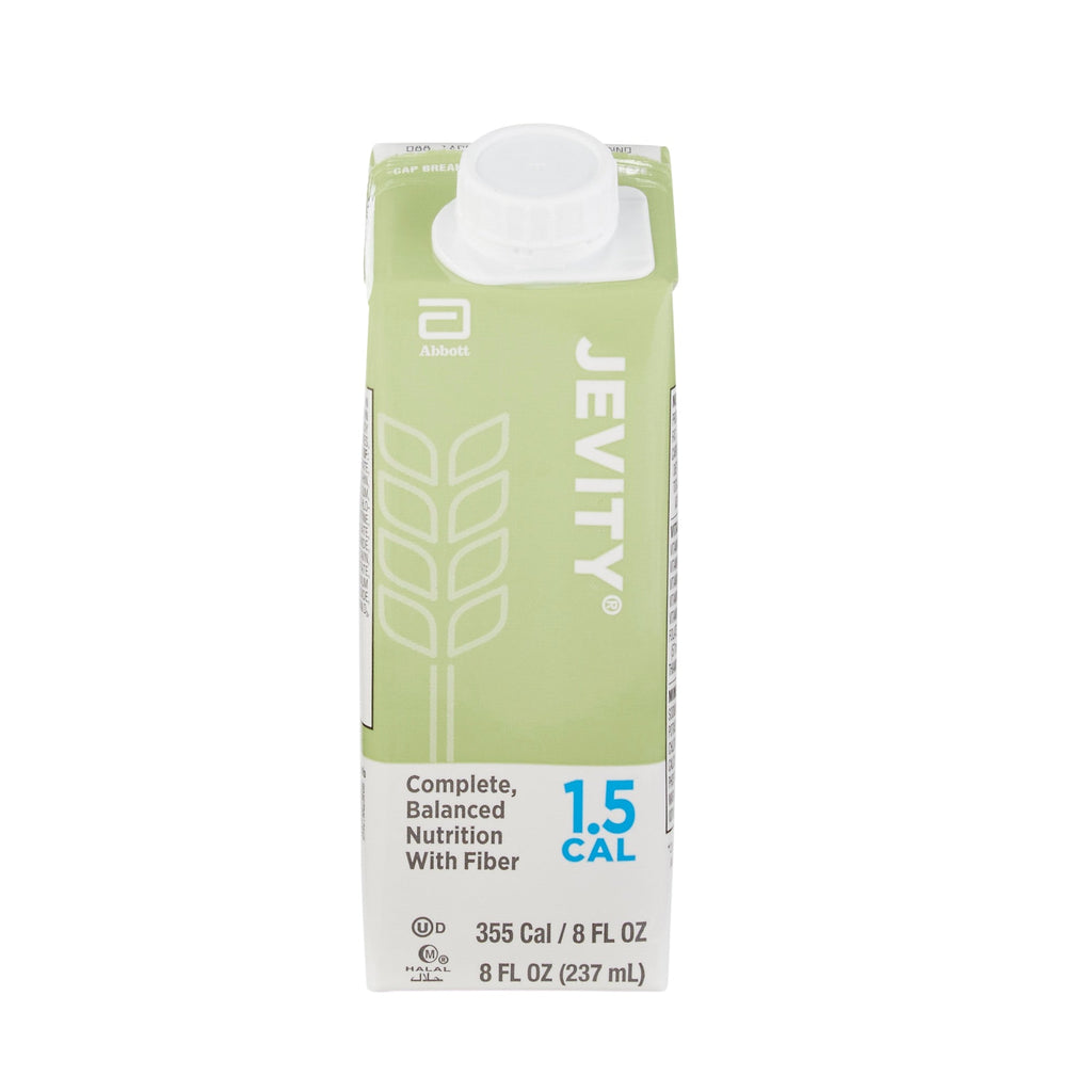 Jevity® 1.5 Cal Complete, Balanced Nutrition with Fiber, 8-ounce carton 64628