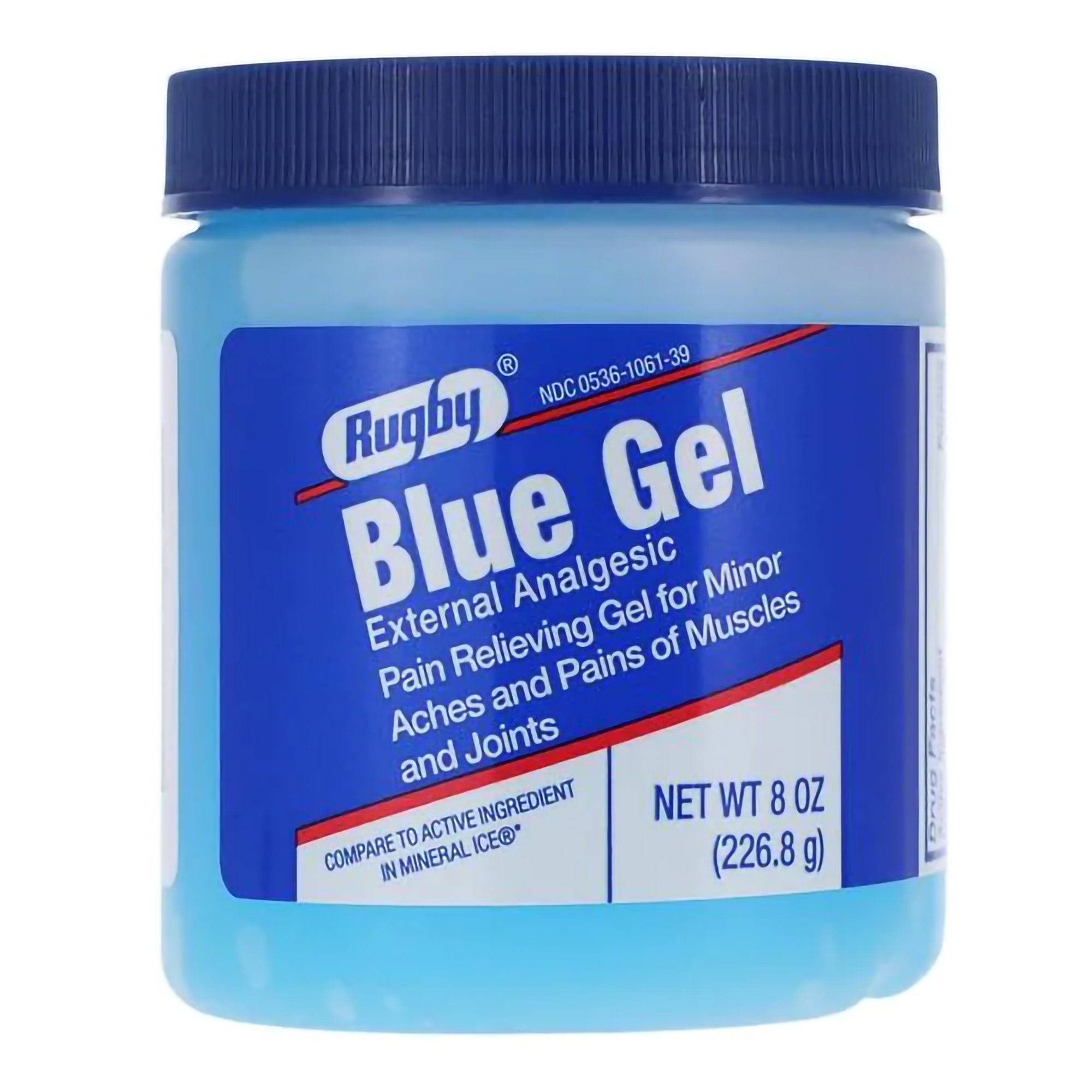 Rugby® Menthol Topical Pain Relief, 8-ounce Jar 00536106139