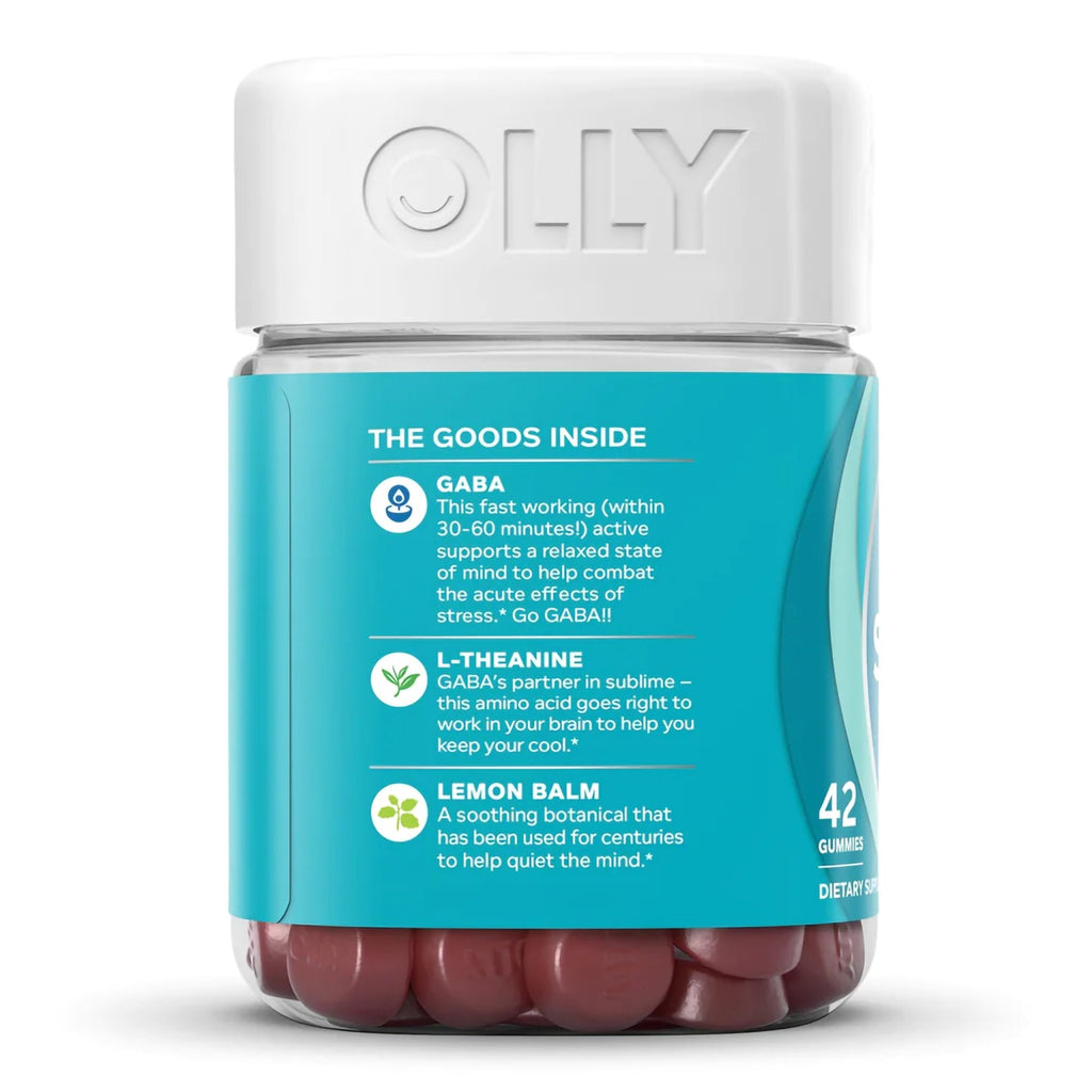 Olly Goodbye Stress Gummies, Berry Verbena 85815800570
