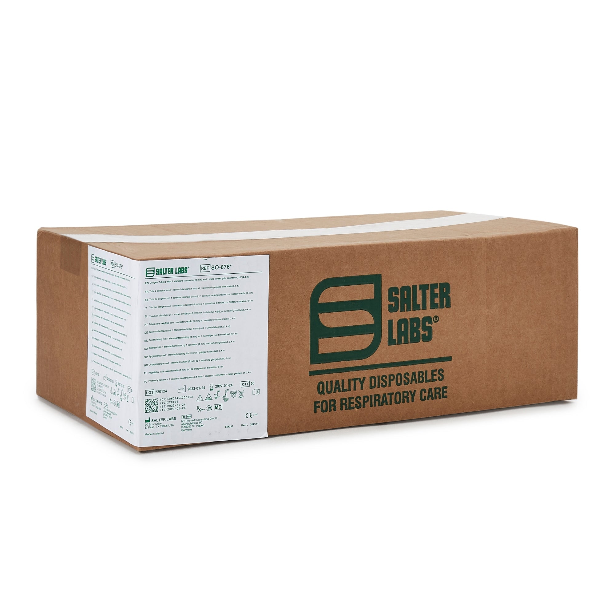 Salter Labs® Concentrator Humidifier Adapter Tubing, 15 in. SO-676