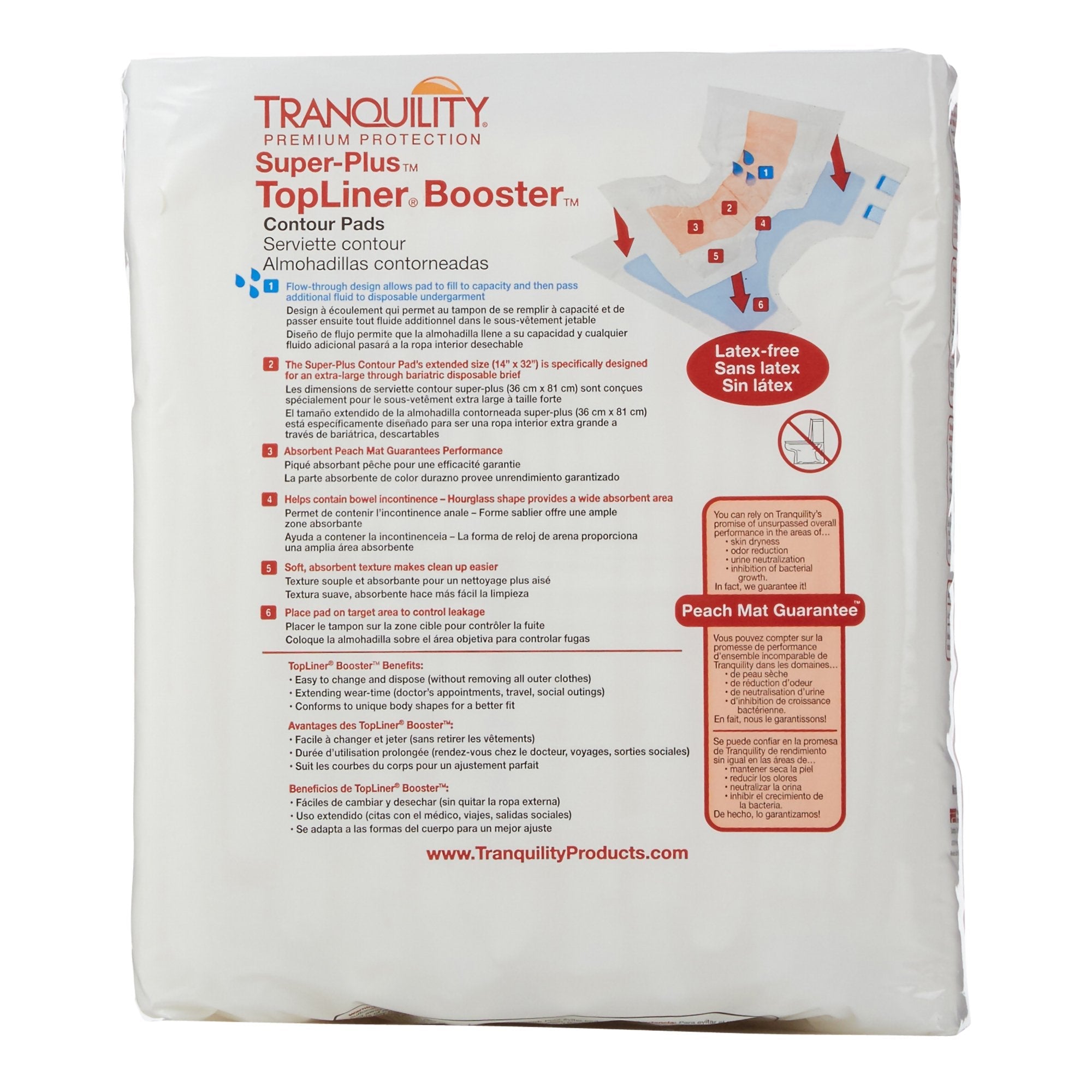 TopLiner™ Super Plus Added Absorbency Incontinence Booster Pad, 32-Inch Length 3097