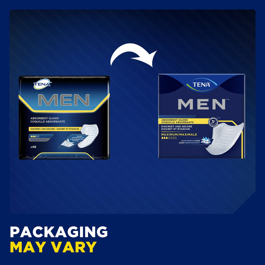 Tena® MEN™ Maximum Guards, Bladder Control Pad 50600