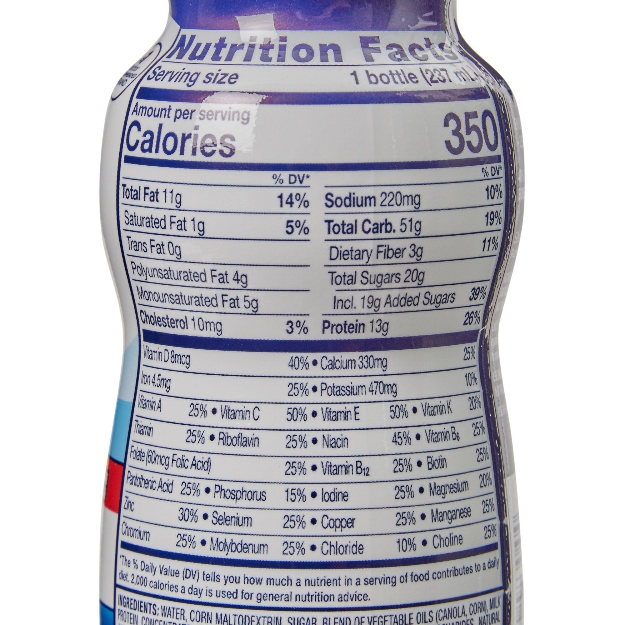 Ensure® Plus Therapeutic Nutrition, Vanilla, 8-ounce bottle 58303