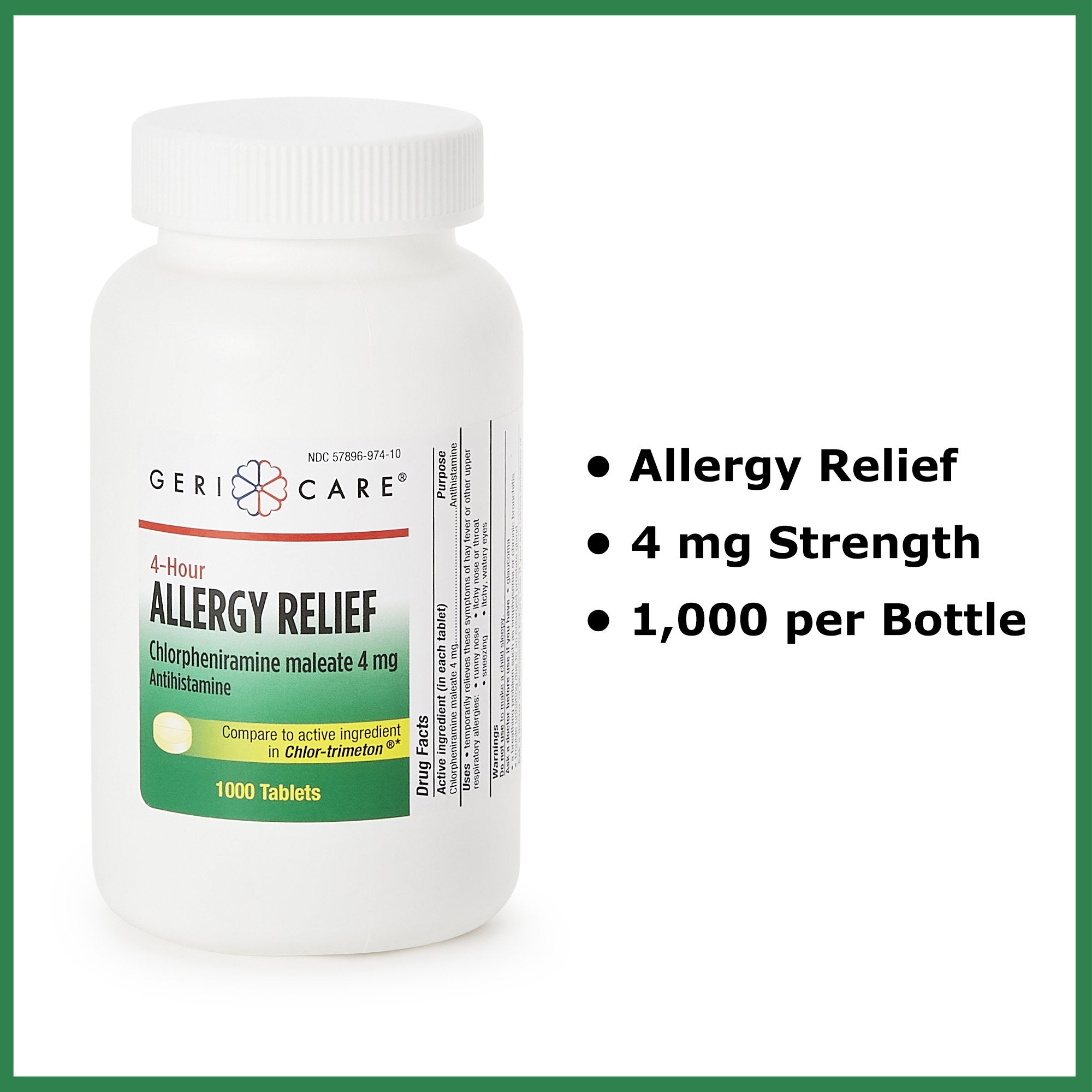 Health*Star® Chlorpheniramine Maleate Allergy Relief 784-10-GCP