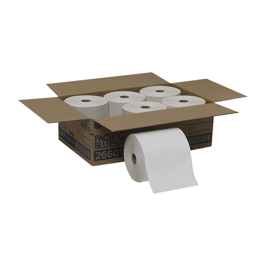 Pacific Blue Basic™ Paper Towel, 6 Rolls per Case 26601