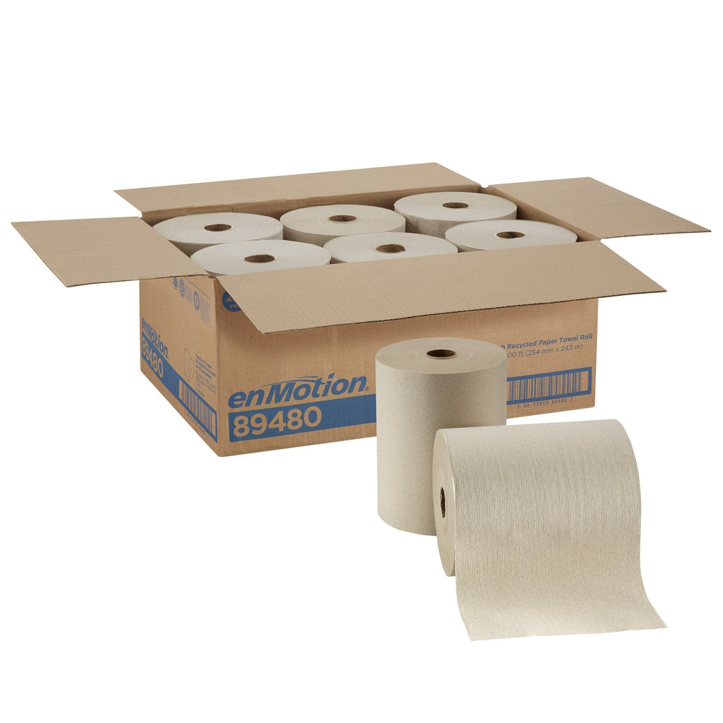 enMotion® Touchless Brown Paper Towel, 10 Inch x 800 Foot 89480