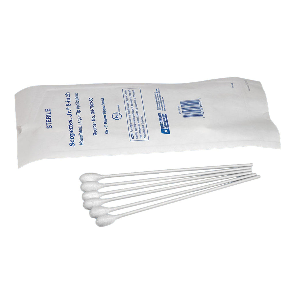 Scopettes Jr.® OB/GYN Swabstick, 8 Inch Length 34-7022-50