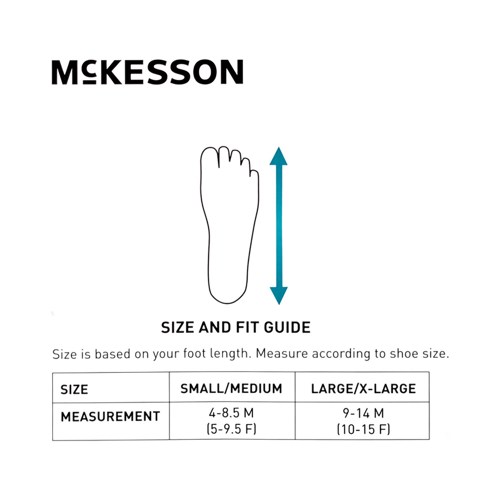 McKesson Low Profile Dorsal Night Splint, Small / Medium 155-14040S-M