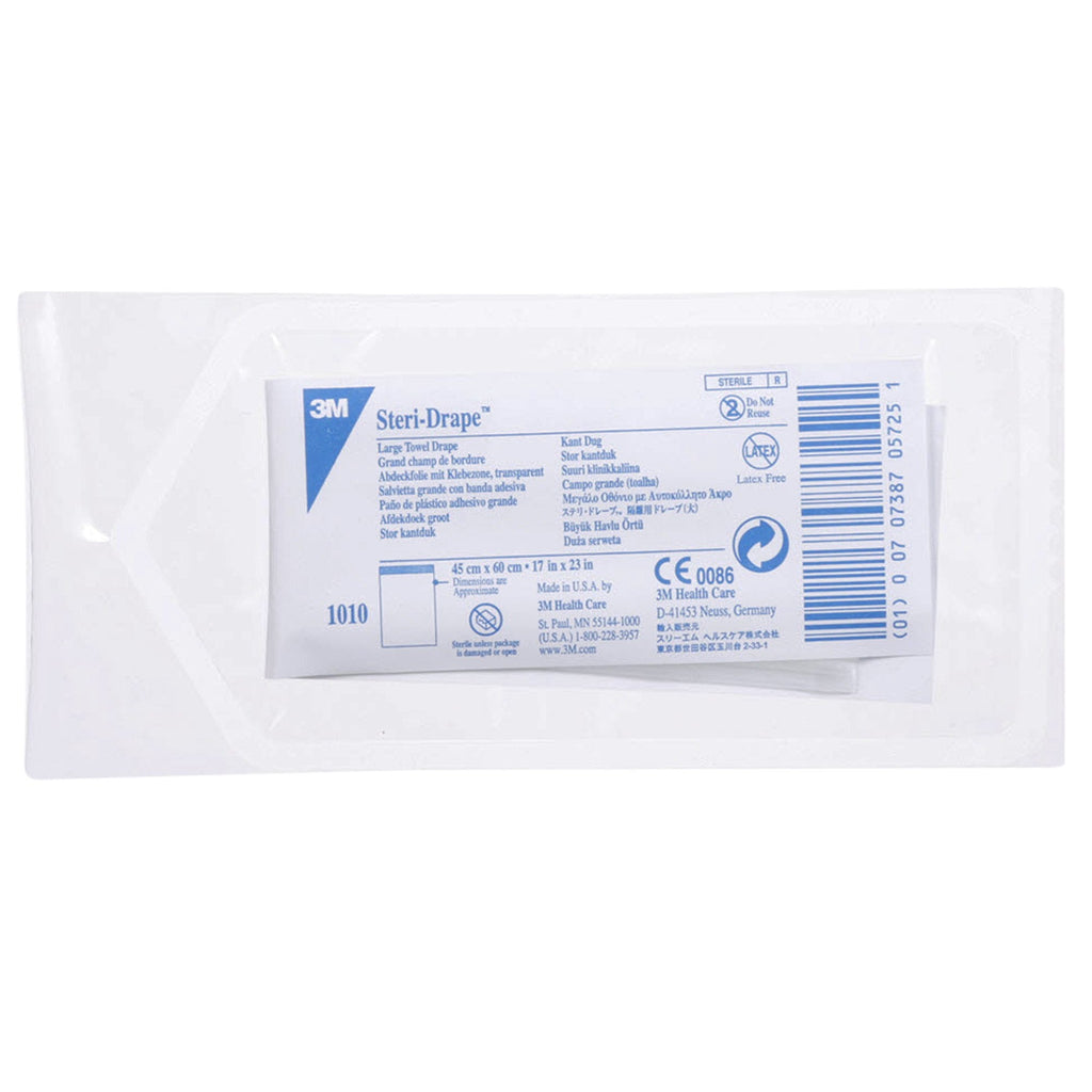 3M™ Steri-Drape™ Sterile Large Towel General Purpose Drape, 17 x 23 Inch 1010