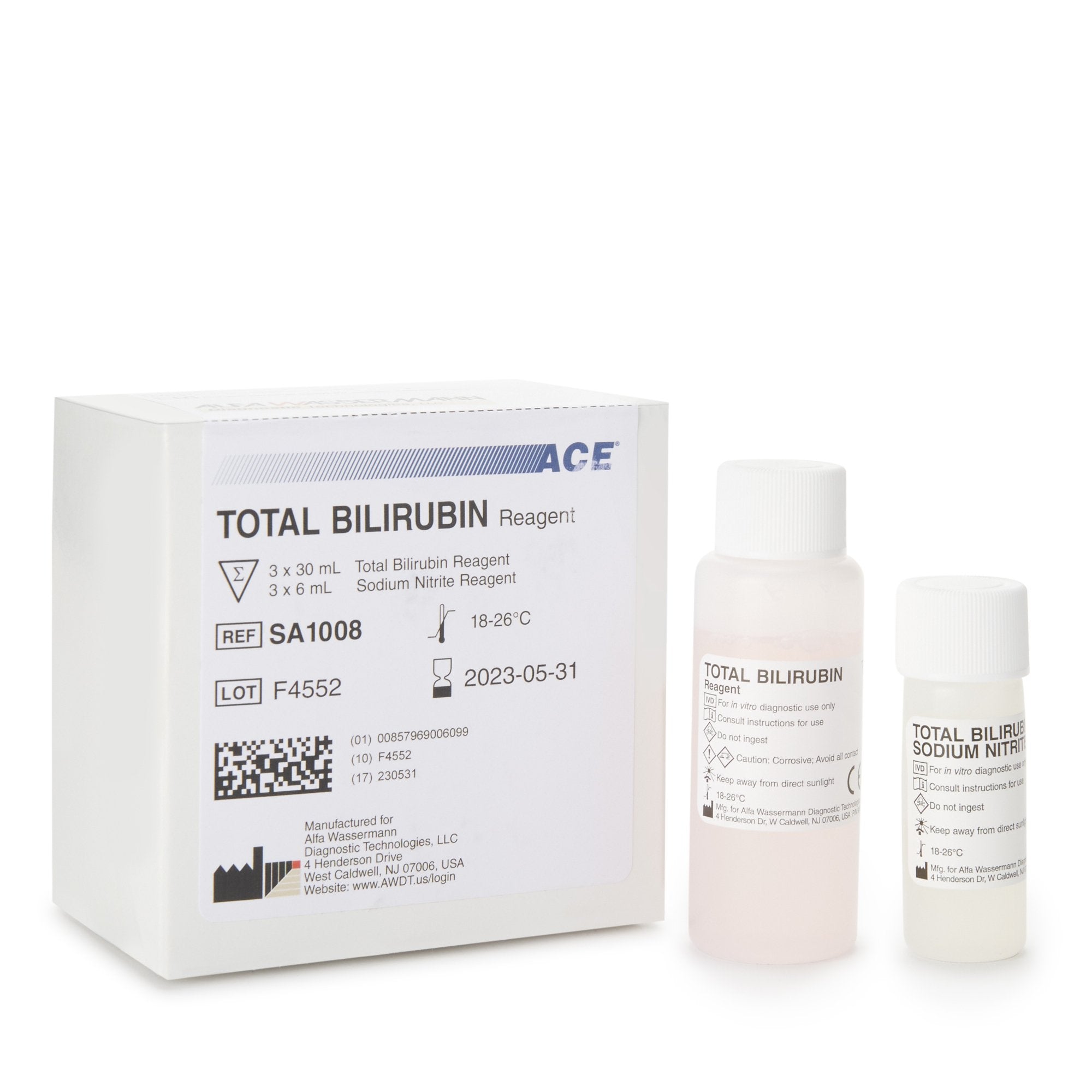Ace® General Chemistry Reagent for Total Bilirubin test SA1008