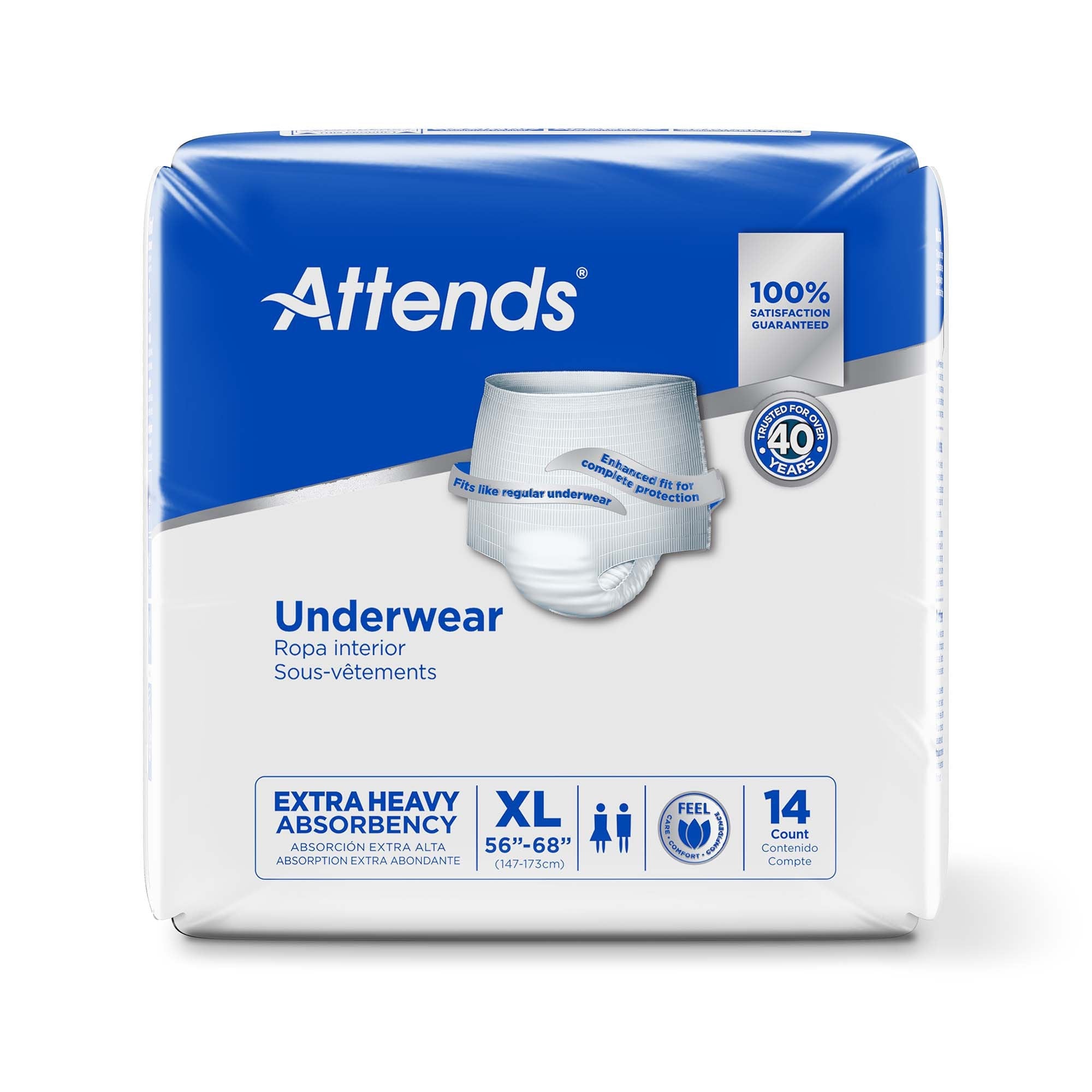 Attends® Care Moderate Absorbent Underwear, Extra Large APV40