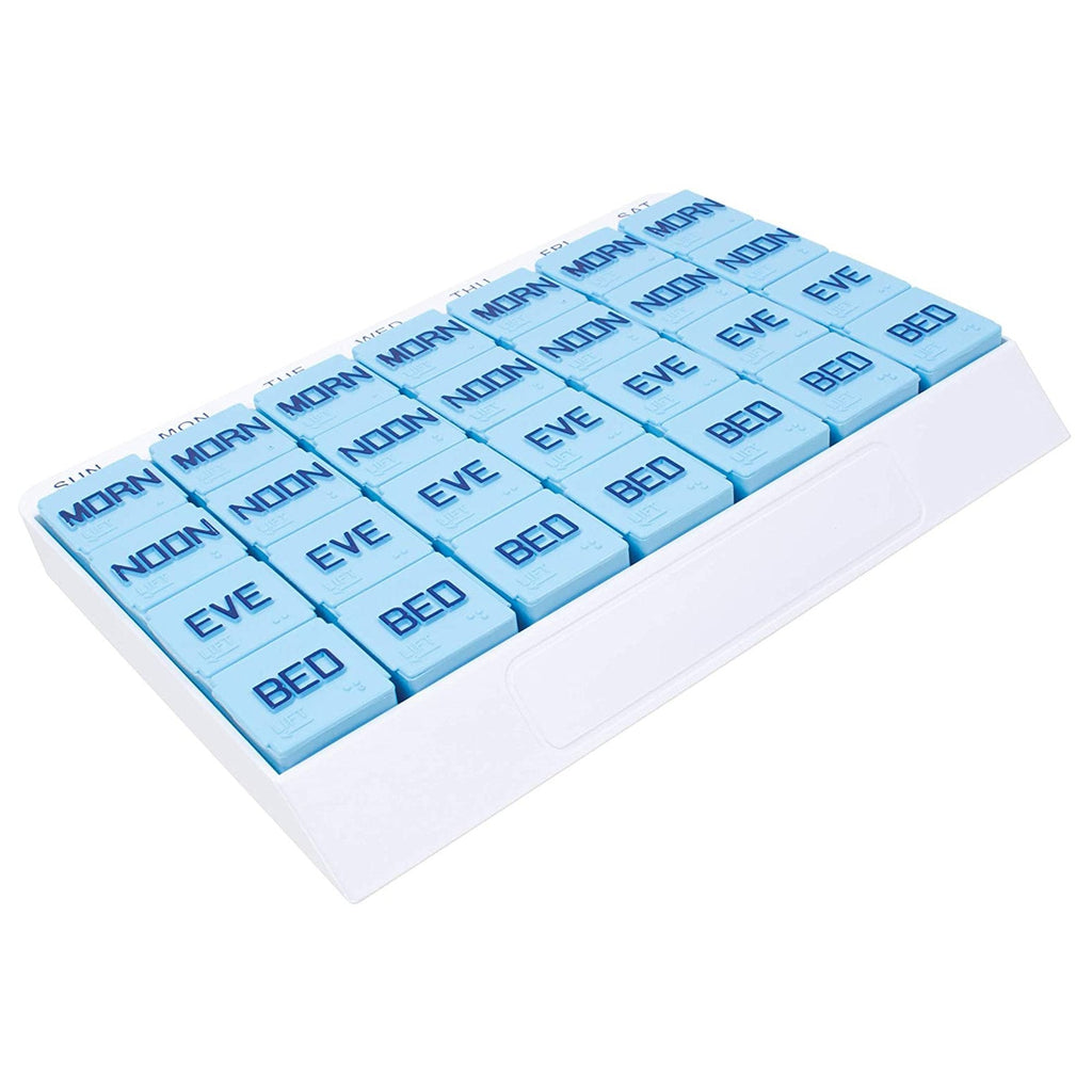 Apex Medi Tray Pill Organizer, Days of the Week / Morn, Noon, Eve, Bed 70027L