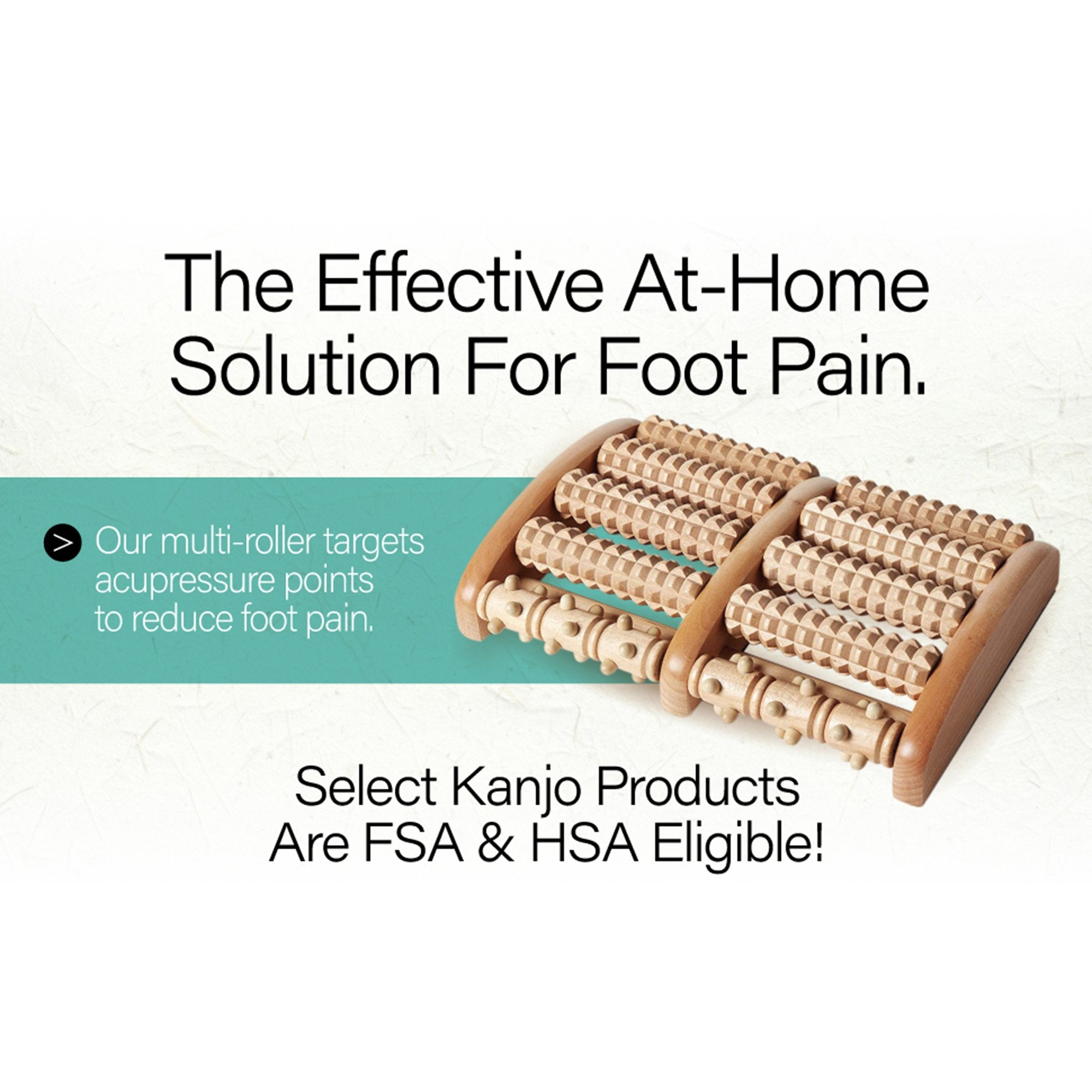 Kanjo Acupressure Foot Pain Relief Multi-Roller KANROLLMW