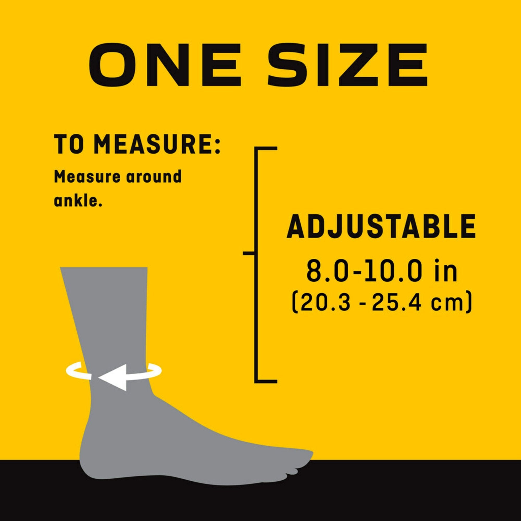 3M™ Futuro™ Ankle Performance Stabilizer, Adjustable, Adult, Black 46645ENR