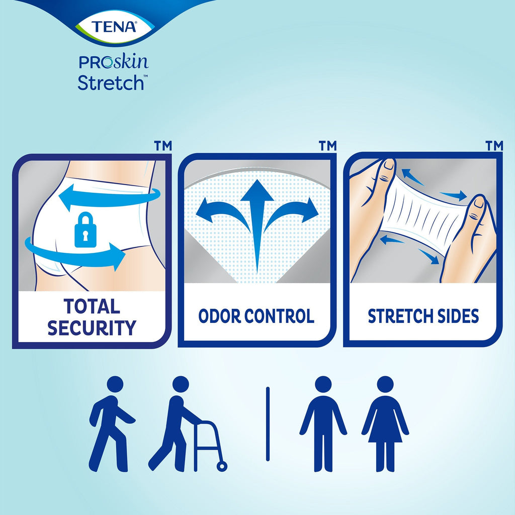 Tena® ProSkin Stretch™ Ultra Incontinence Brief, 2X-Large 61390