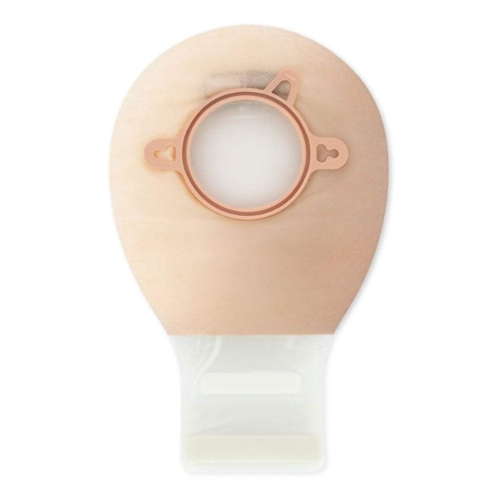 New Image™ Two-Piece Transparent Ostomy Pouch, Pre-cut to Fit 44mm Stomas, Green 18292