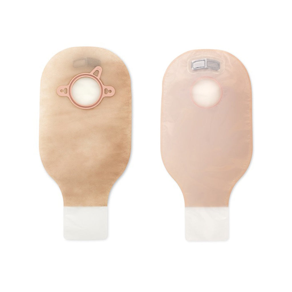 New Image™ 18164 Two-Piece Transparent Ostomy Pouch, Pre-cut to Fit 70 mm, Blue 18164