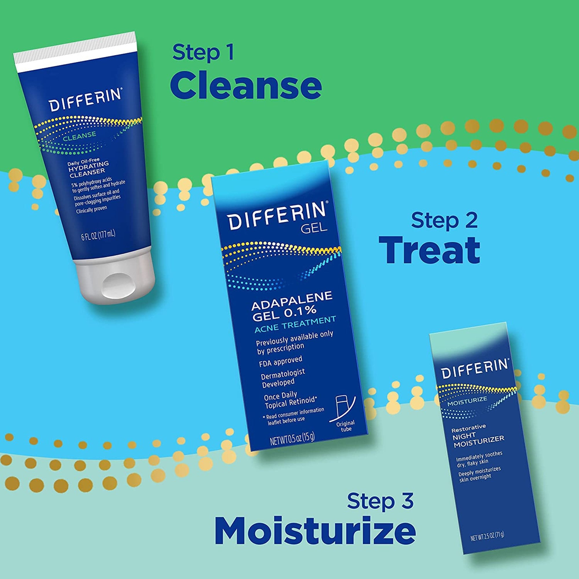 Differin Gel Acne Treatment 00299492030
