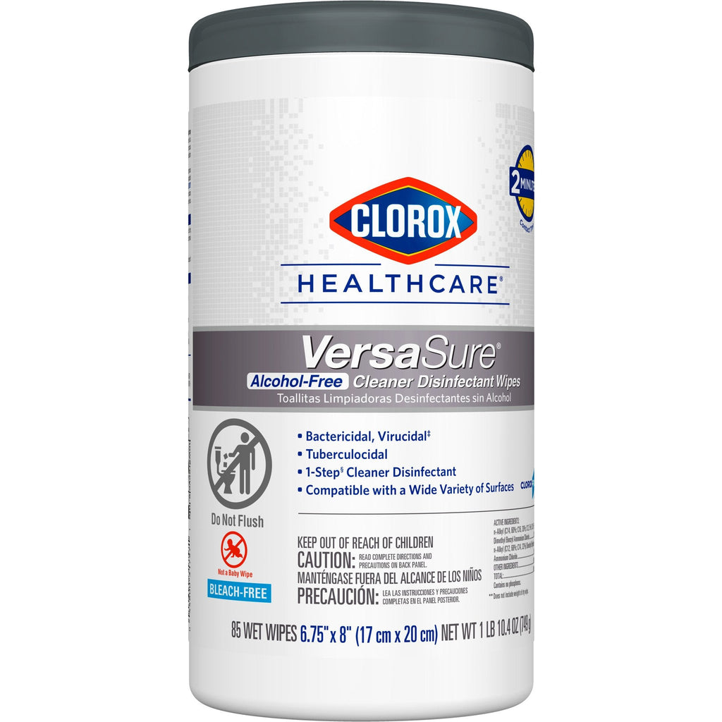 Clorox Healthcare® VersaSure® Cleaner Disinfectant Wipes, Canister 31757