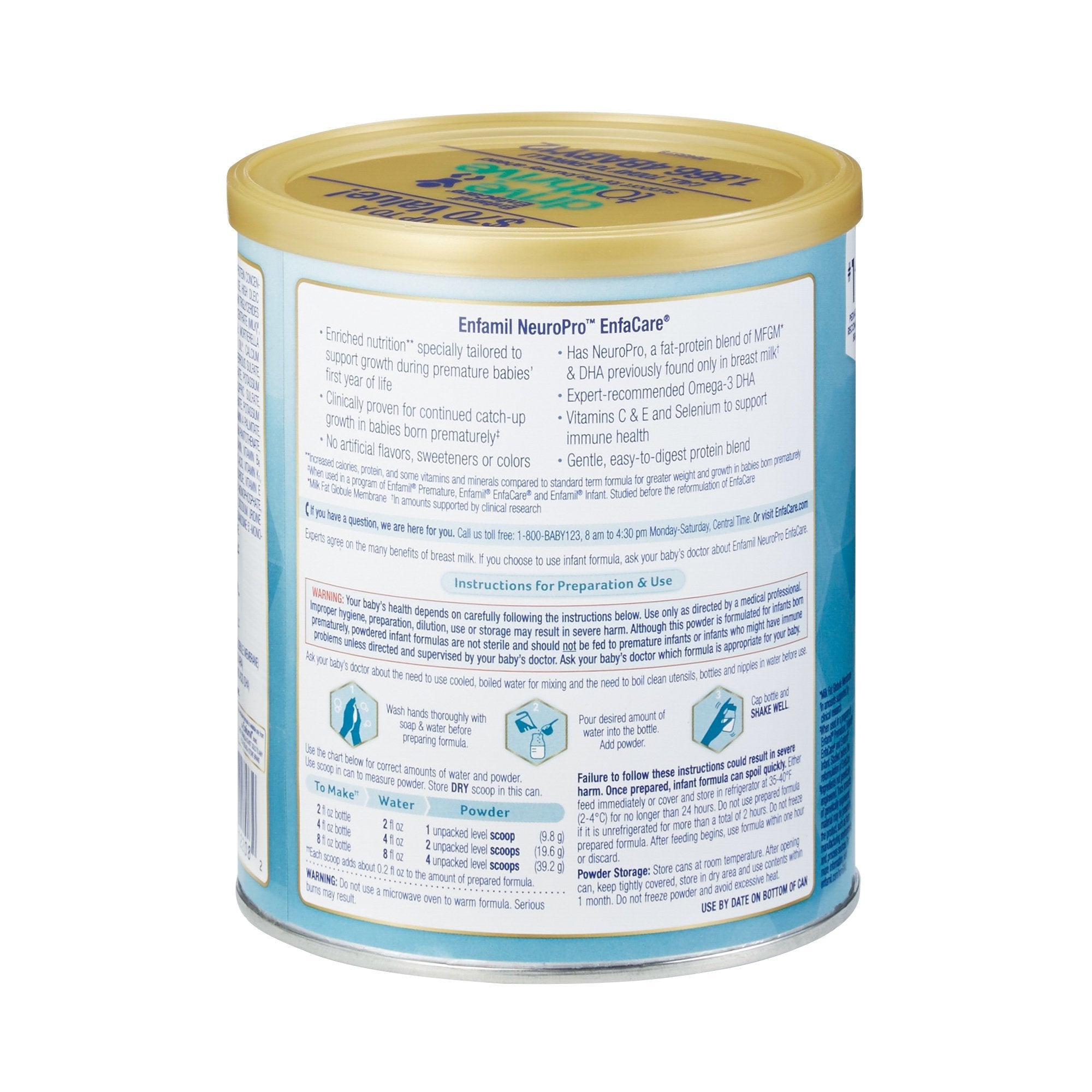 Enfamil® NeuroPro™ Enfacare® Infant Formula, Powder, 13.6-ounce can 126105