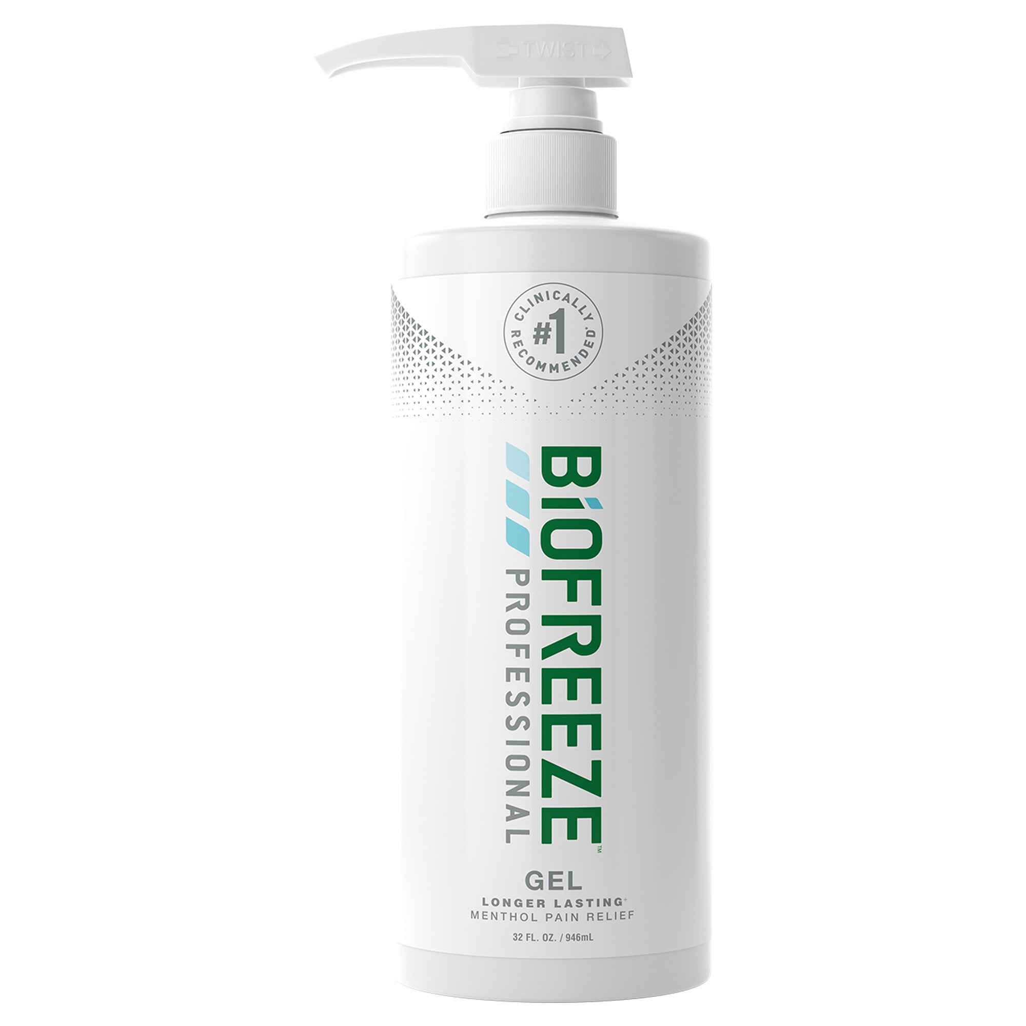 Biofreeze™ Professional 5% Menthol Topical Pain Relief, 32-ounce pump bottle RKT3209982