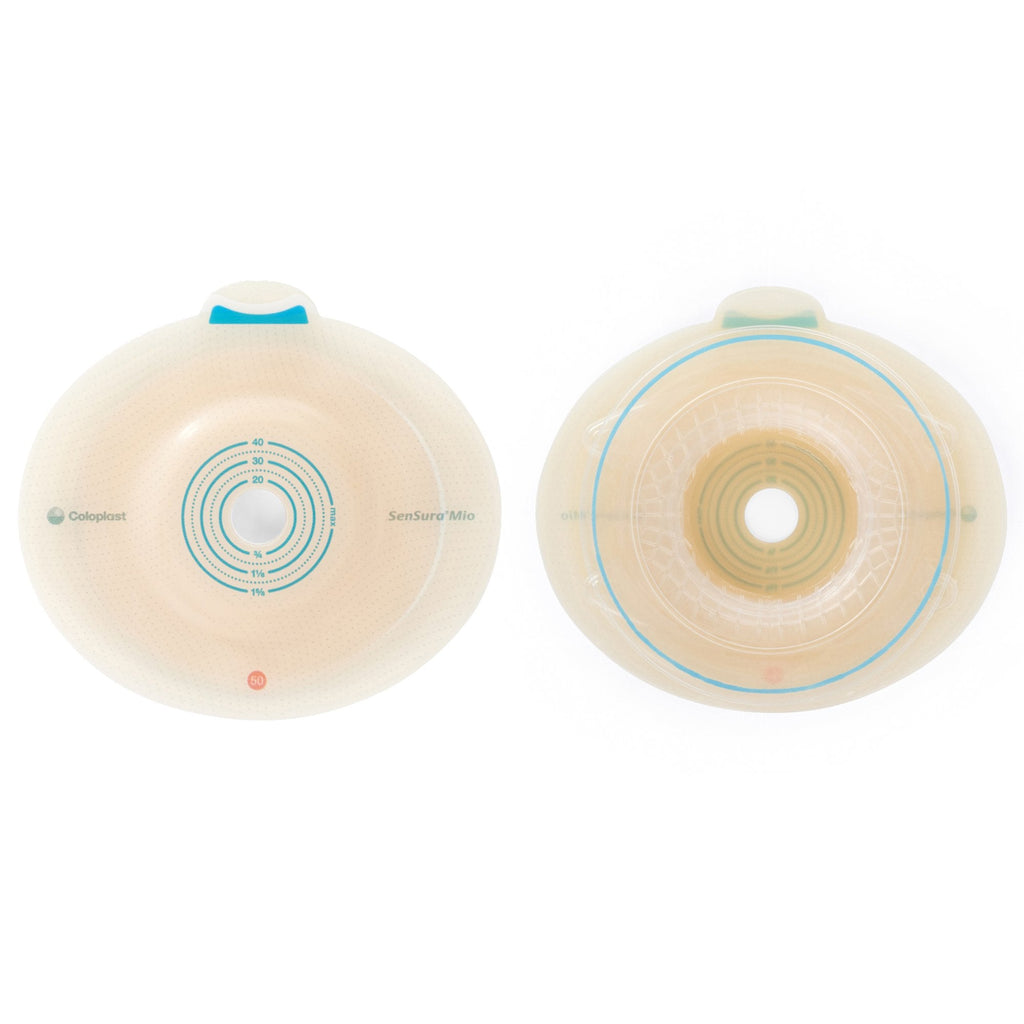SenSura® Mio Convex Ostomy Barrier, Trim to Fit 15 – 40 mm, Red Match 16483