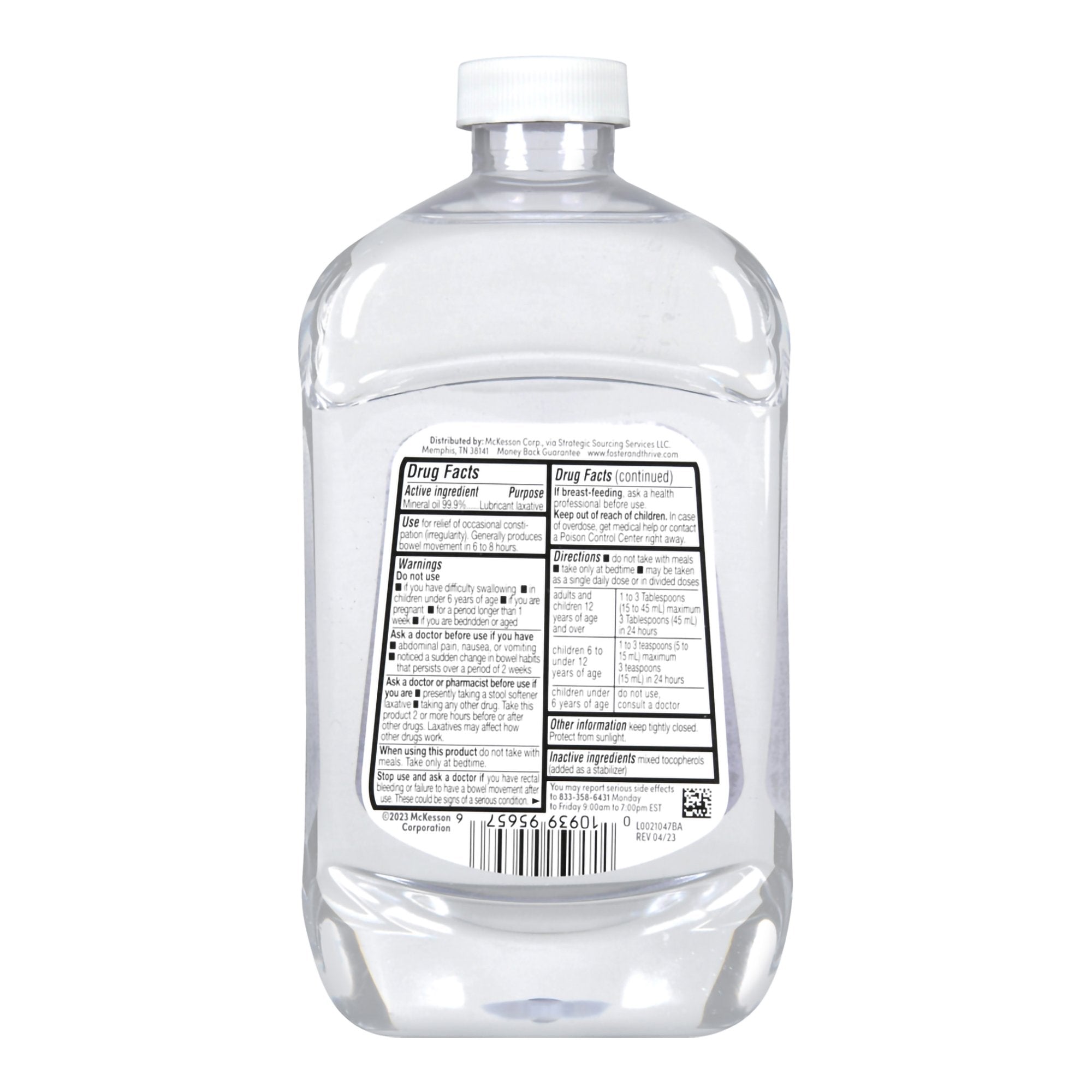 Foster & Thrive™ Mineral Oil Laxative, 16-ounce Bottle 70677111001