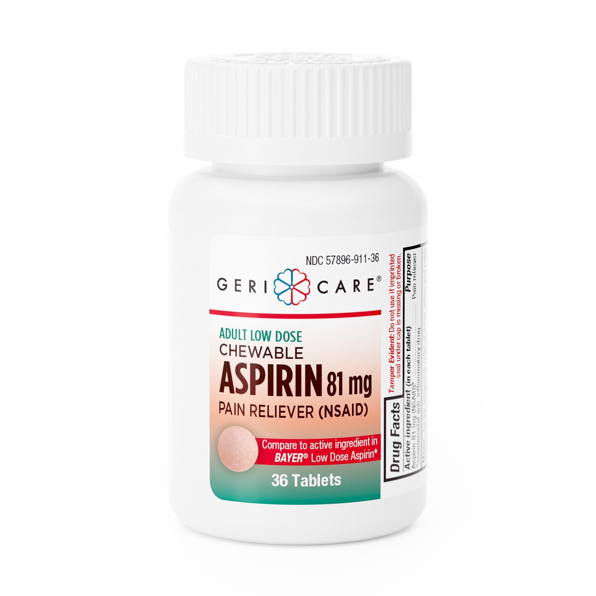 Geri-Care® Low Strength Aspirin Pain Relief 911-36-GCP