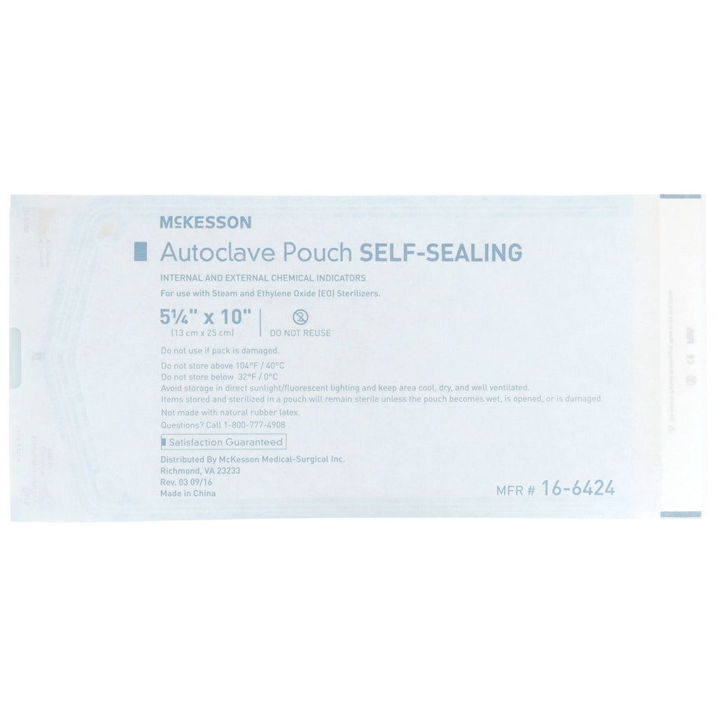 McKesson Sterilization Pouch, 5¼ x 10 Inch 16-6424