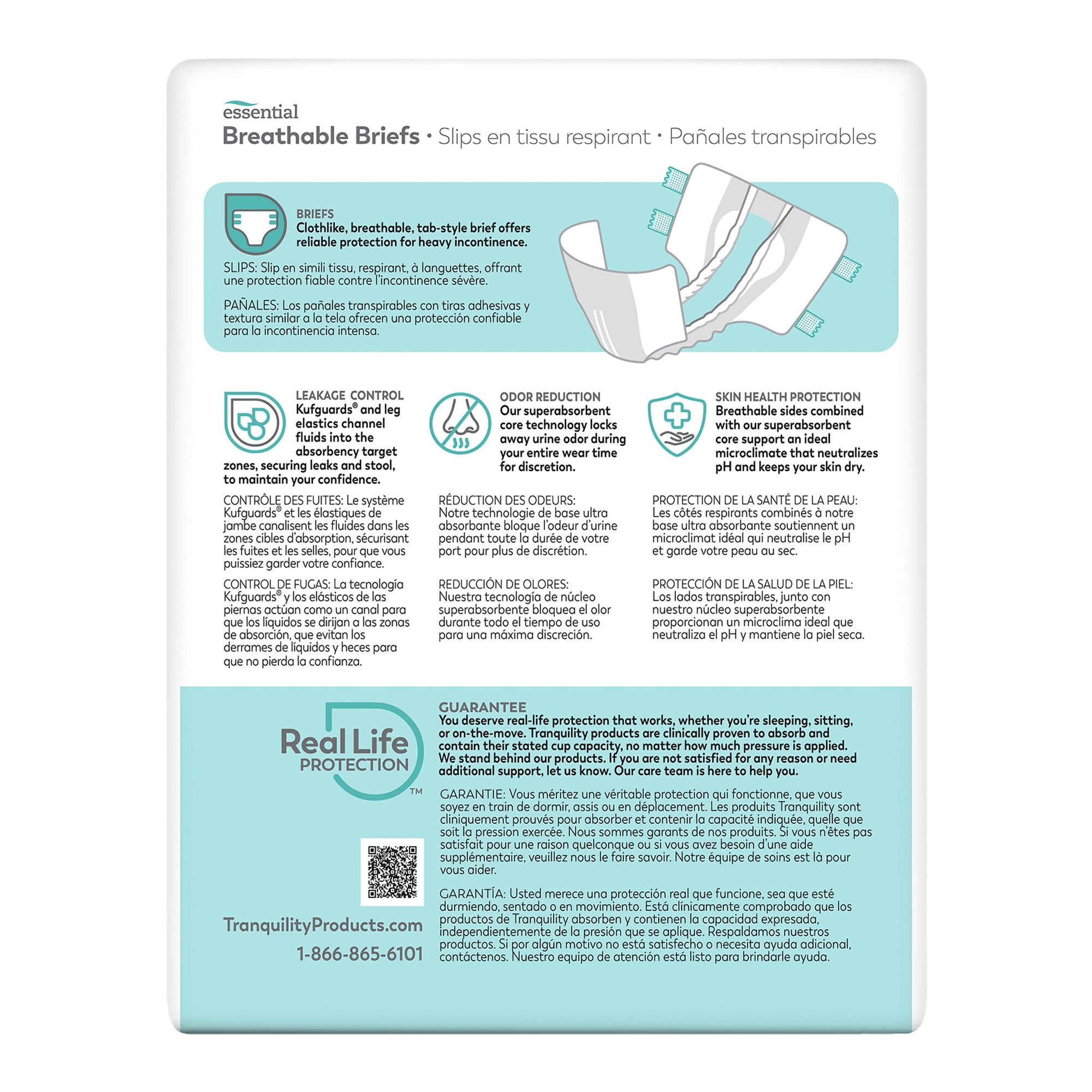 Tranquility® Essential Heavy Incontinence Brief, Medium 2745