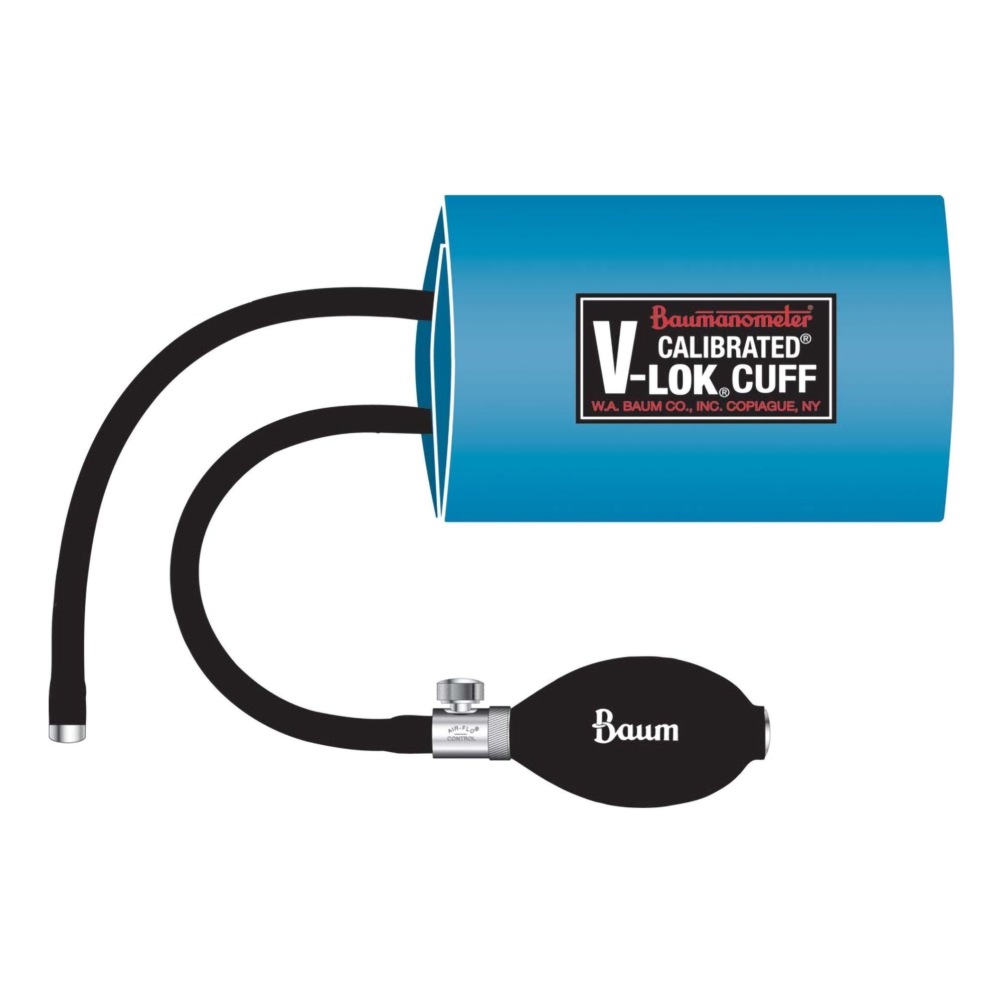 W.A. Baum Calibrated V-Lok Blood Pressure Cuff and Bulb, 25 – 35 cm 1820