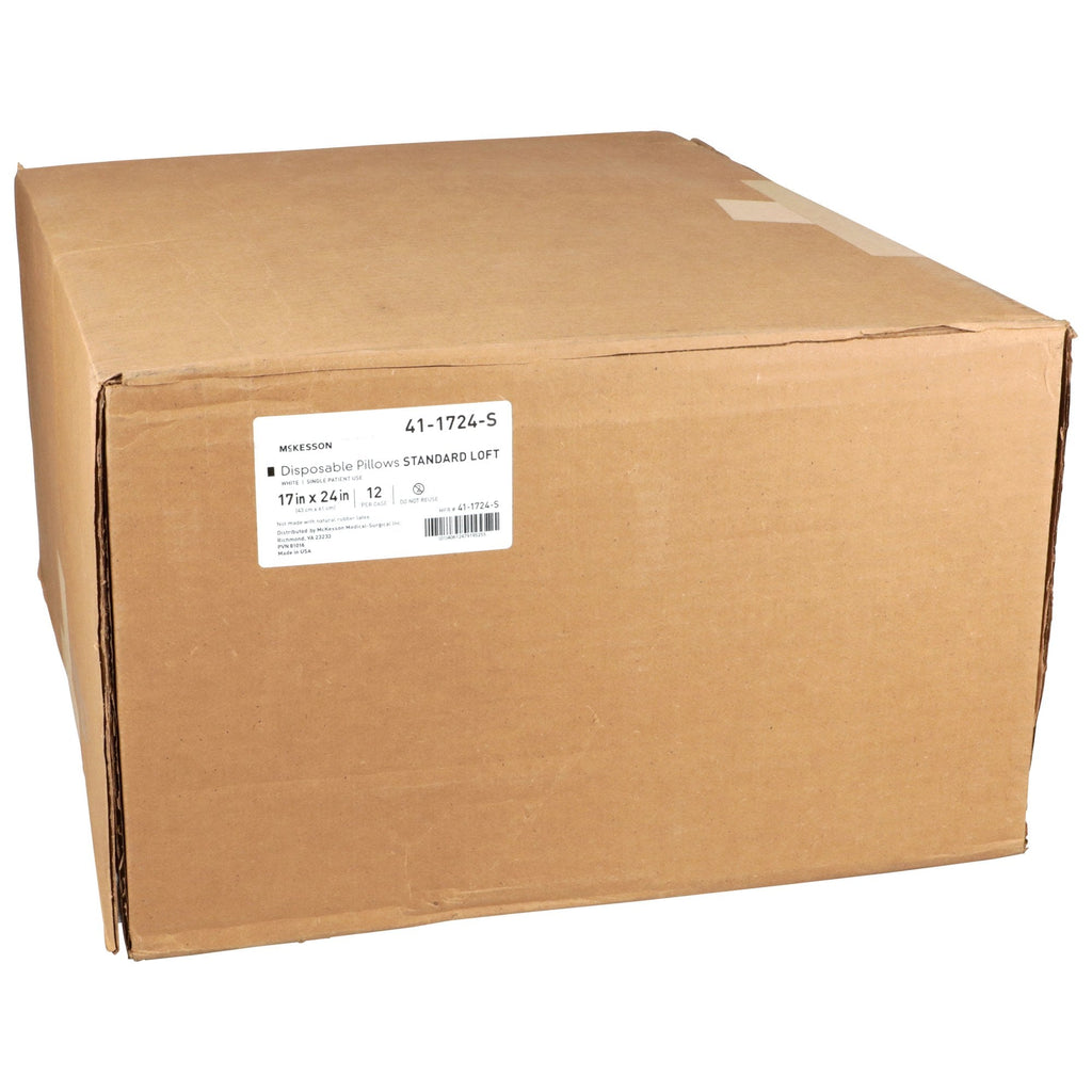 McKesson Disposable Bed Pillow, Standard Loft 41-1724-S