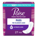Poise® Bladder Control Pads for Women, Heavy Absorbency, 15.9-Inch Length 33593