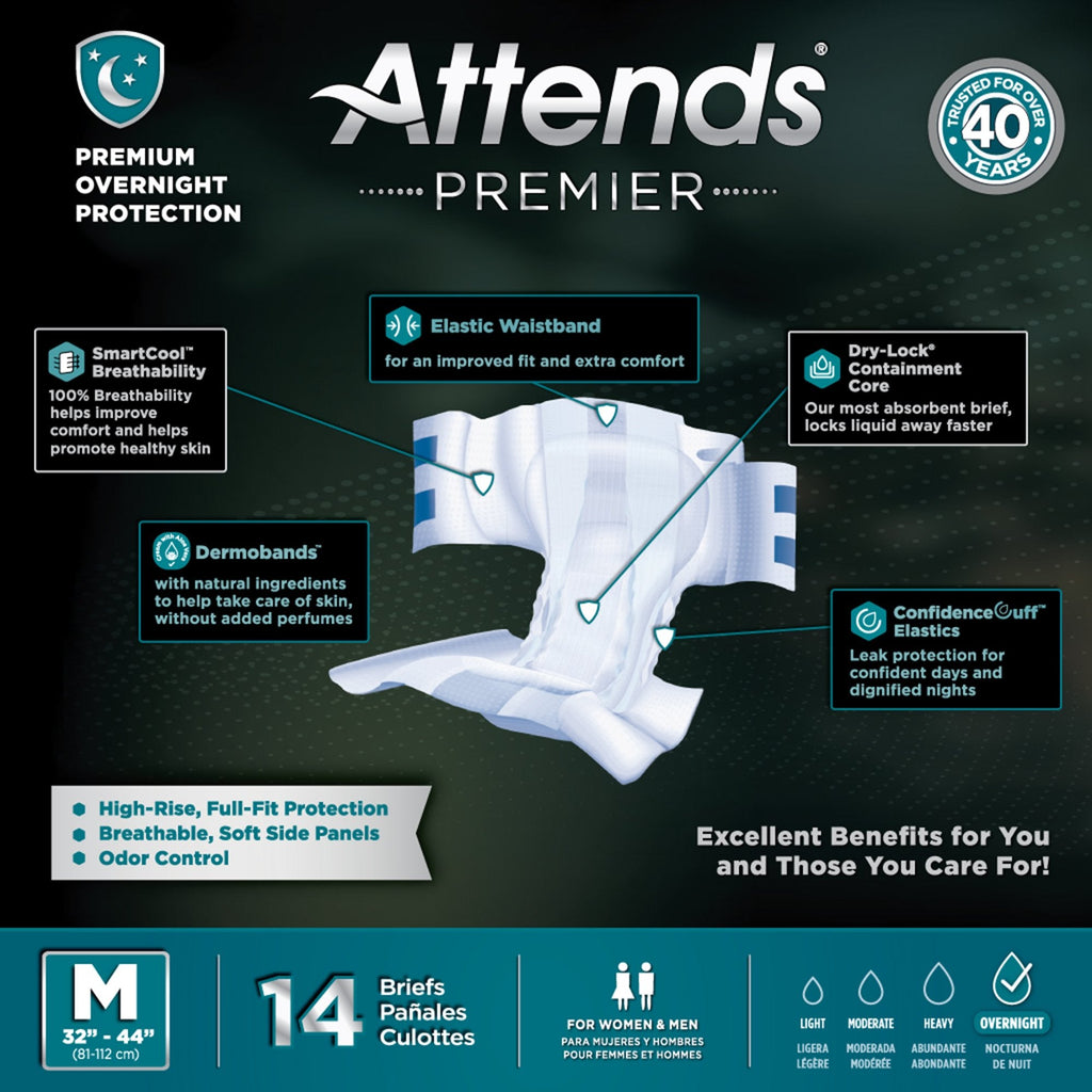 Attends® Premier Briefs, Medium ALI-BR20