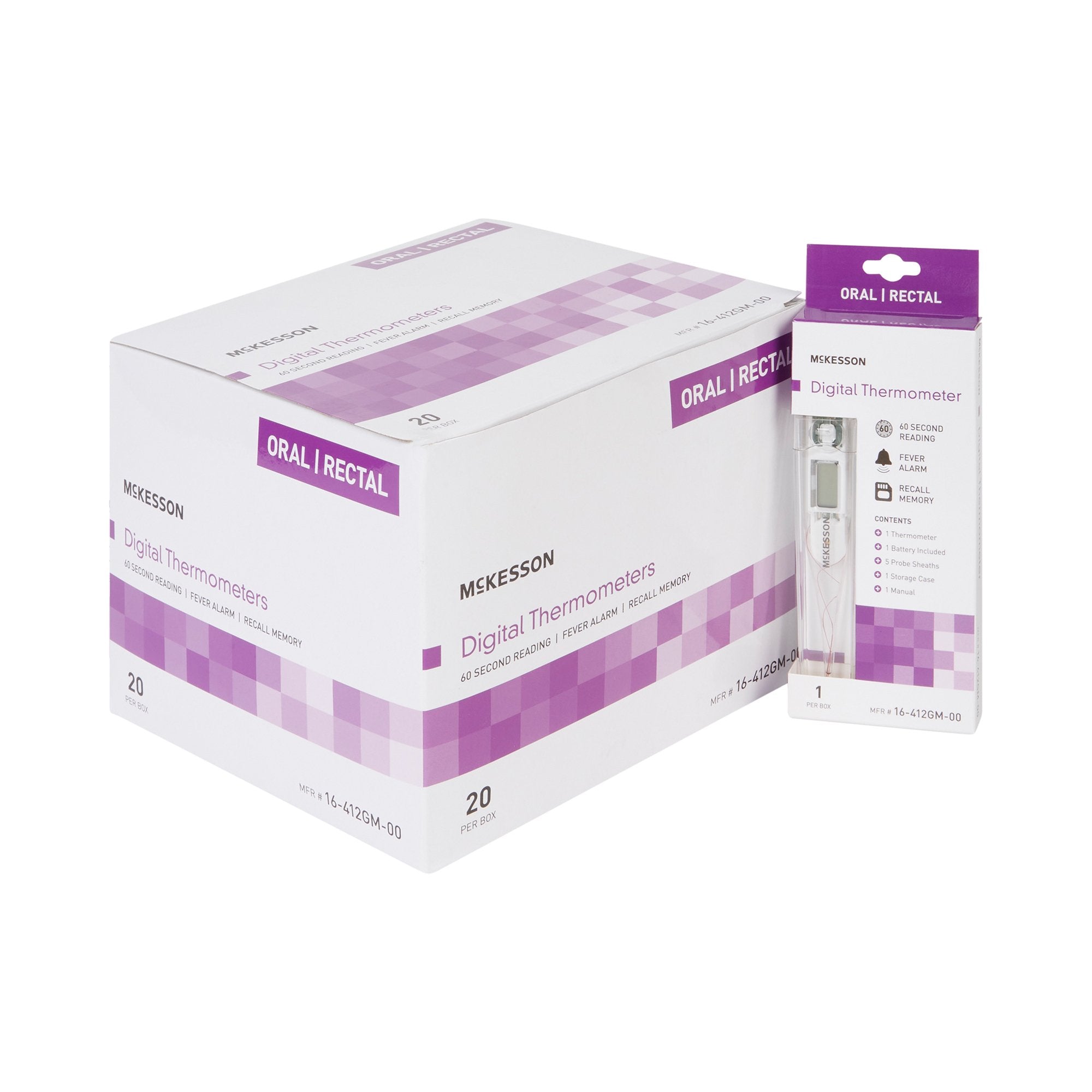 McKesson Digital Stick Thermometer 16-412GM-00