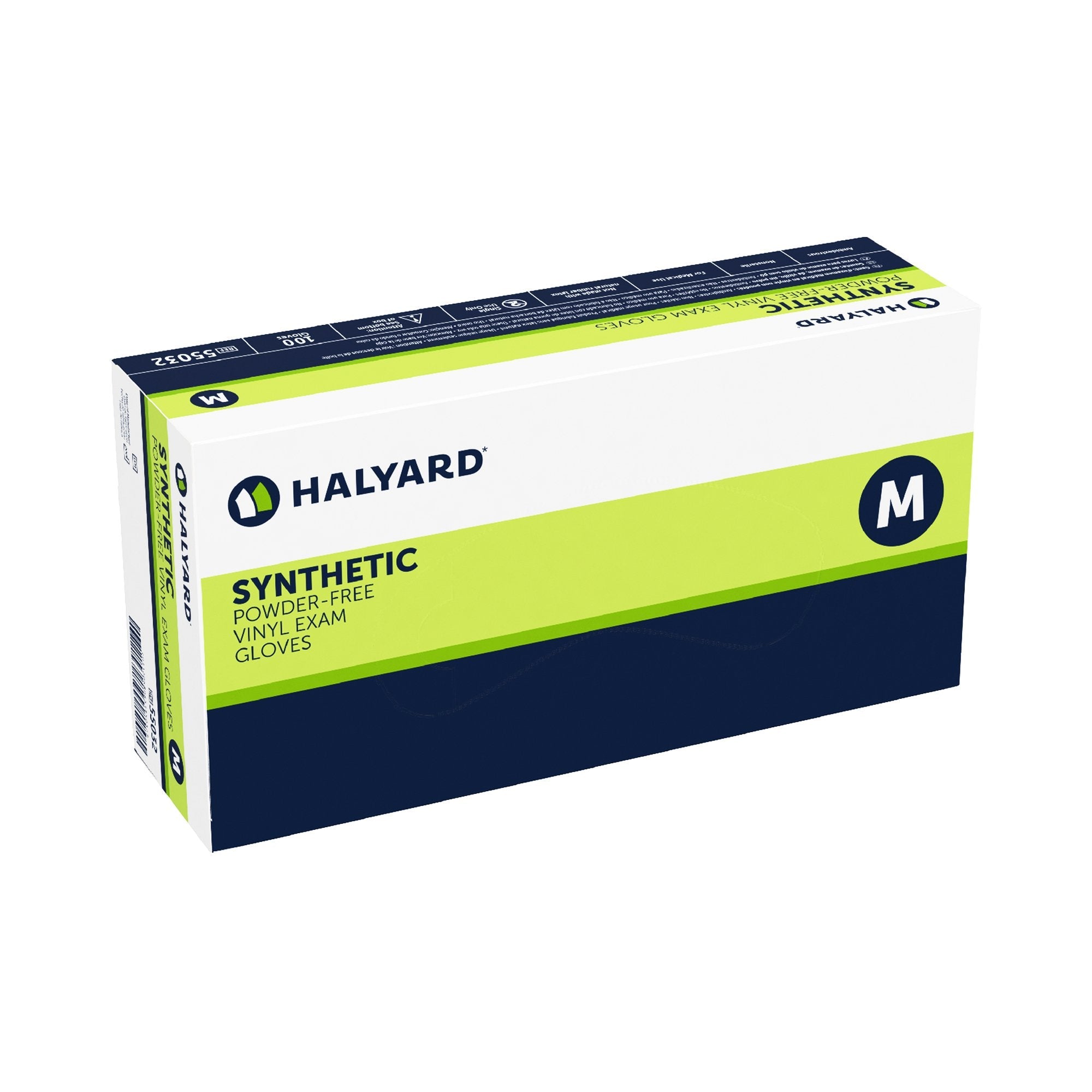 Halyard™ Vinyl Exam Glove, Medium, Clear 55032