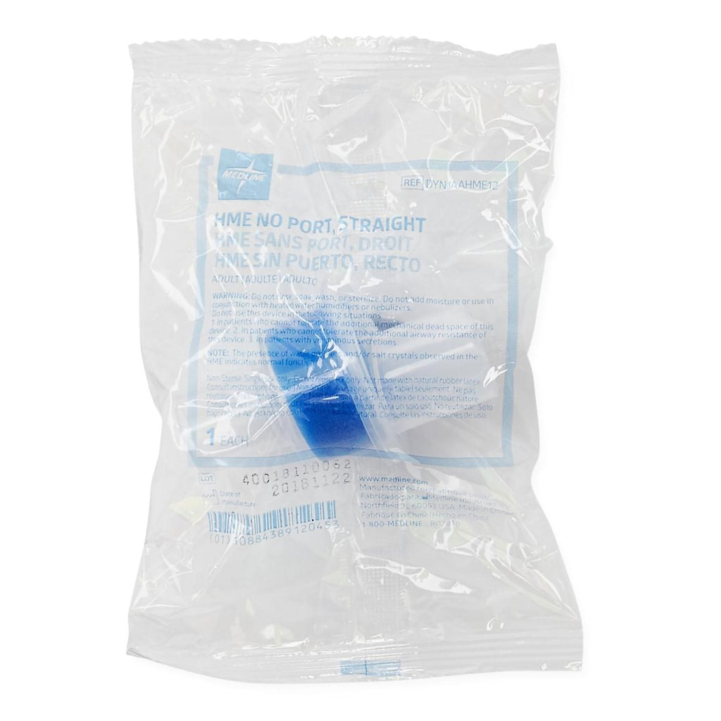 Heat and Moisture Exchanger Medline 33.7 mg H₂O/L @ VT 500 mL 0.6 cm H₂O @ 30 LPM DYNJAAHME12