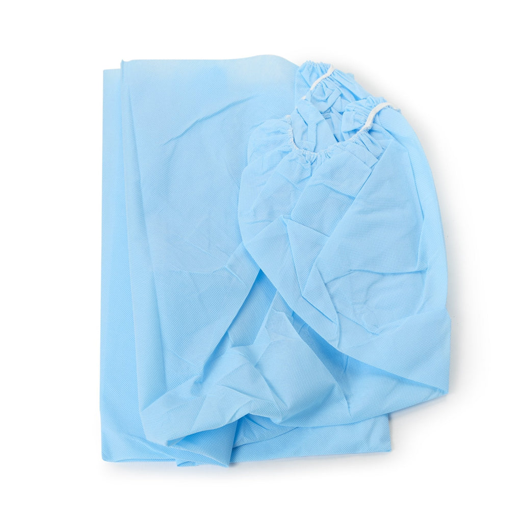 Snug-Fit® Blue Fitted Stretcher Sheet, 40 x 89 Inch 49896