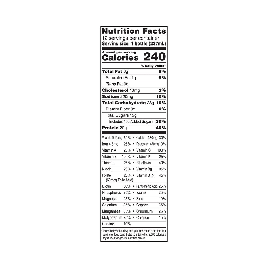 Boost® High Protein Strawberry Complete Nutritional Drink, 8-ounce bottle 00041679801970