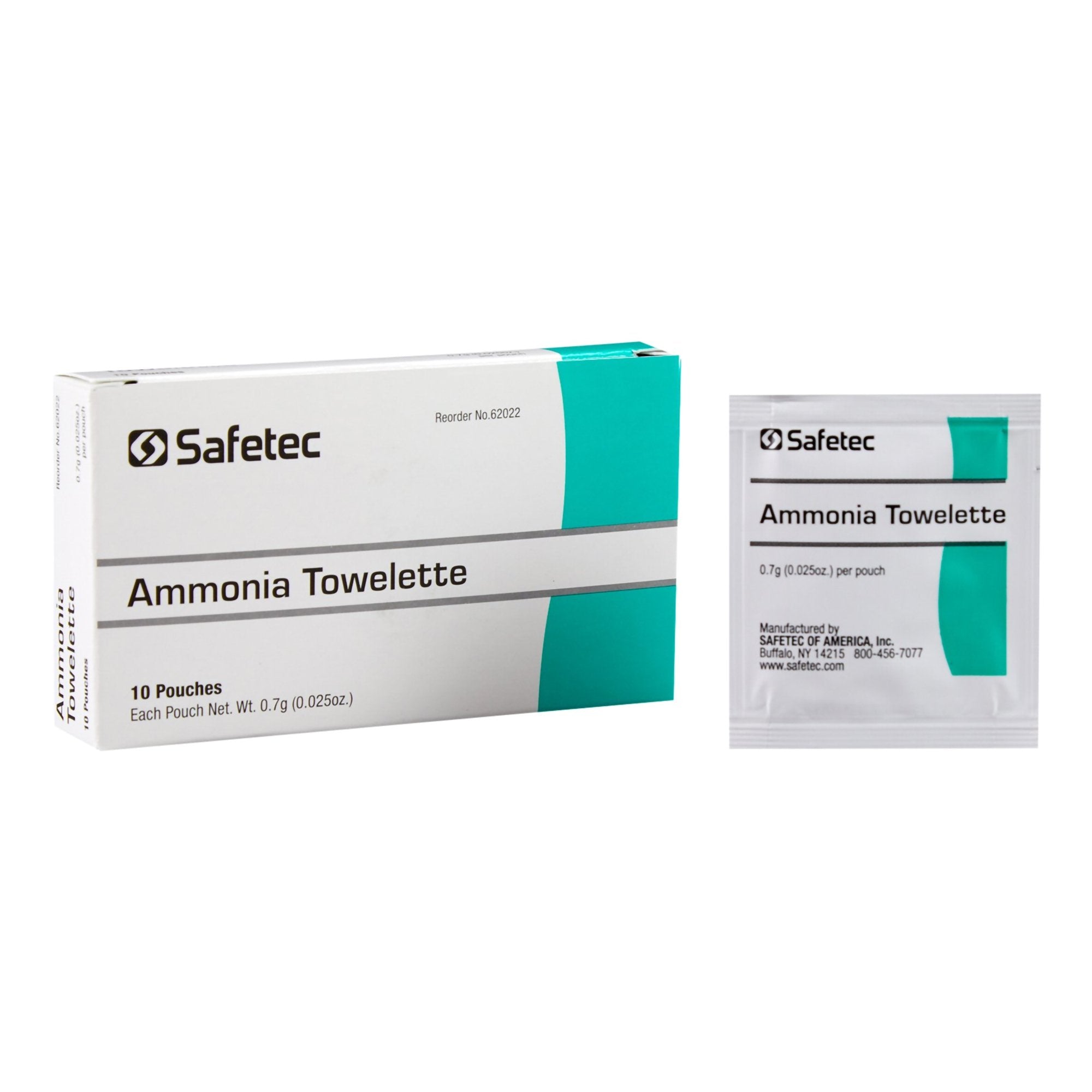 Safetec Ammonia / Alcohol Respiratory Stimulant 22612