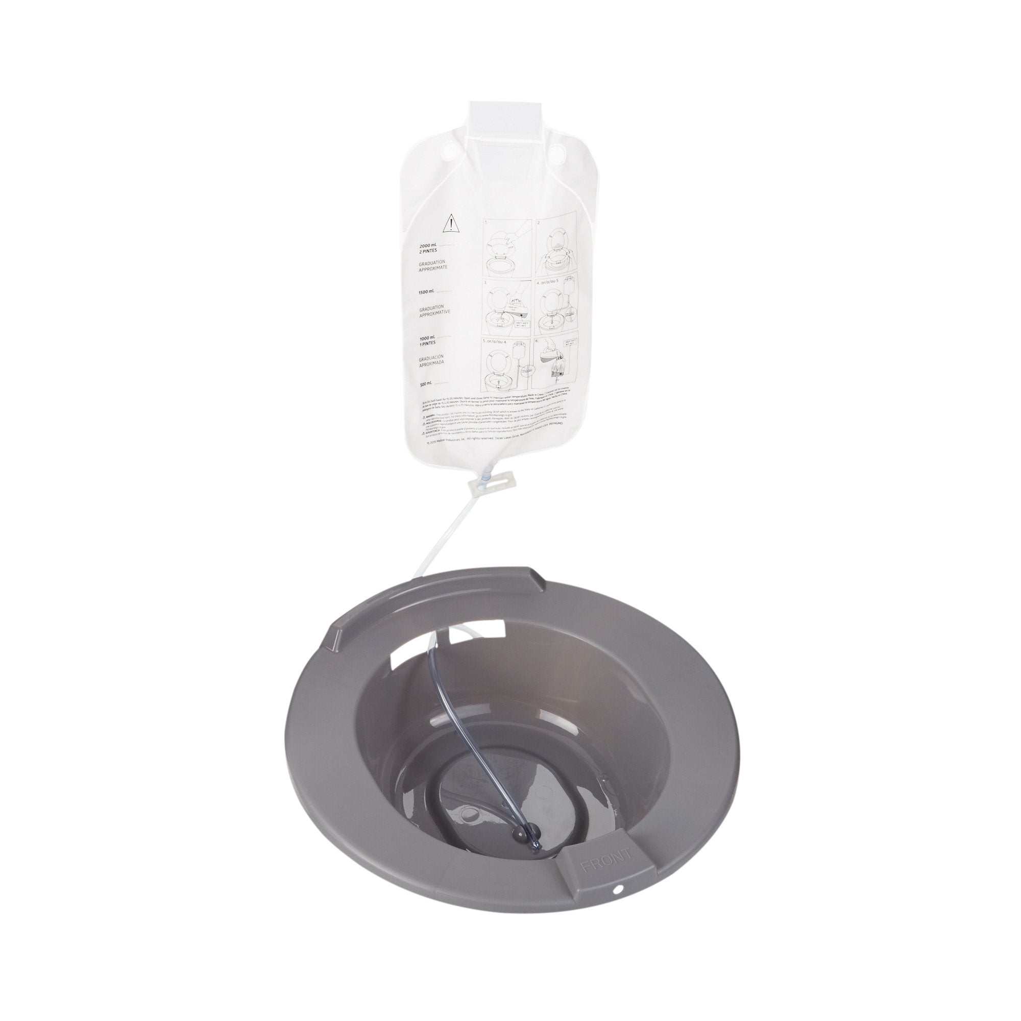 McKesson Round Sitz Bath, 2,000 mL Bag 56-80102