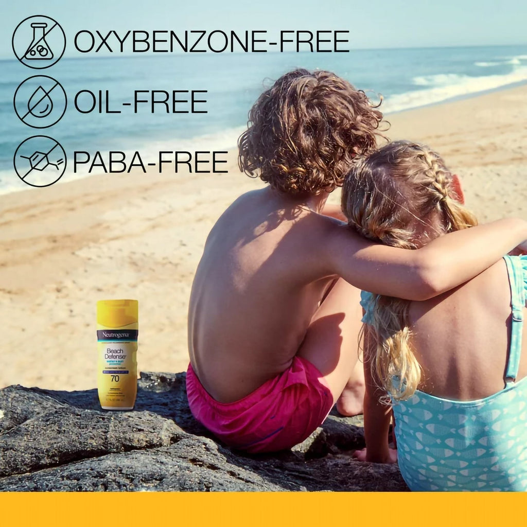Sunscreen Neutrogena® Beach Defense® SPF 70 Lotion 6.7 oz. Bottle 08680087272