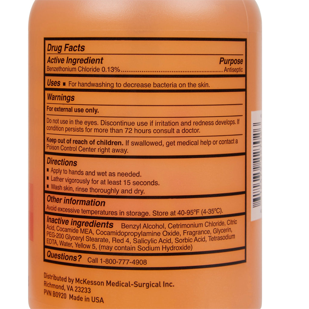 McKesson Clean Scent Antibacterial Soap, 18-ounce bottle 53-28067-18