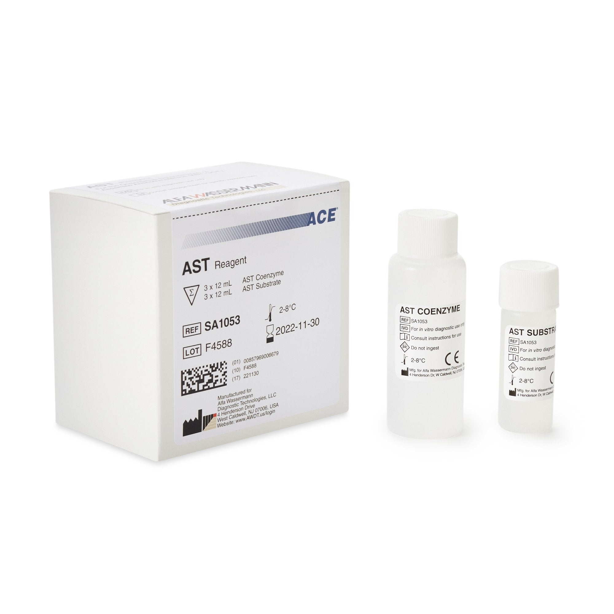 Ace® General Chemistry Reagent, Aspartate Aminotransferase (AST) SA1053