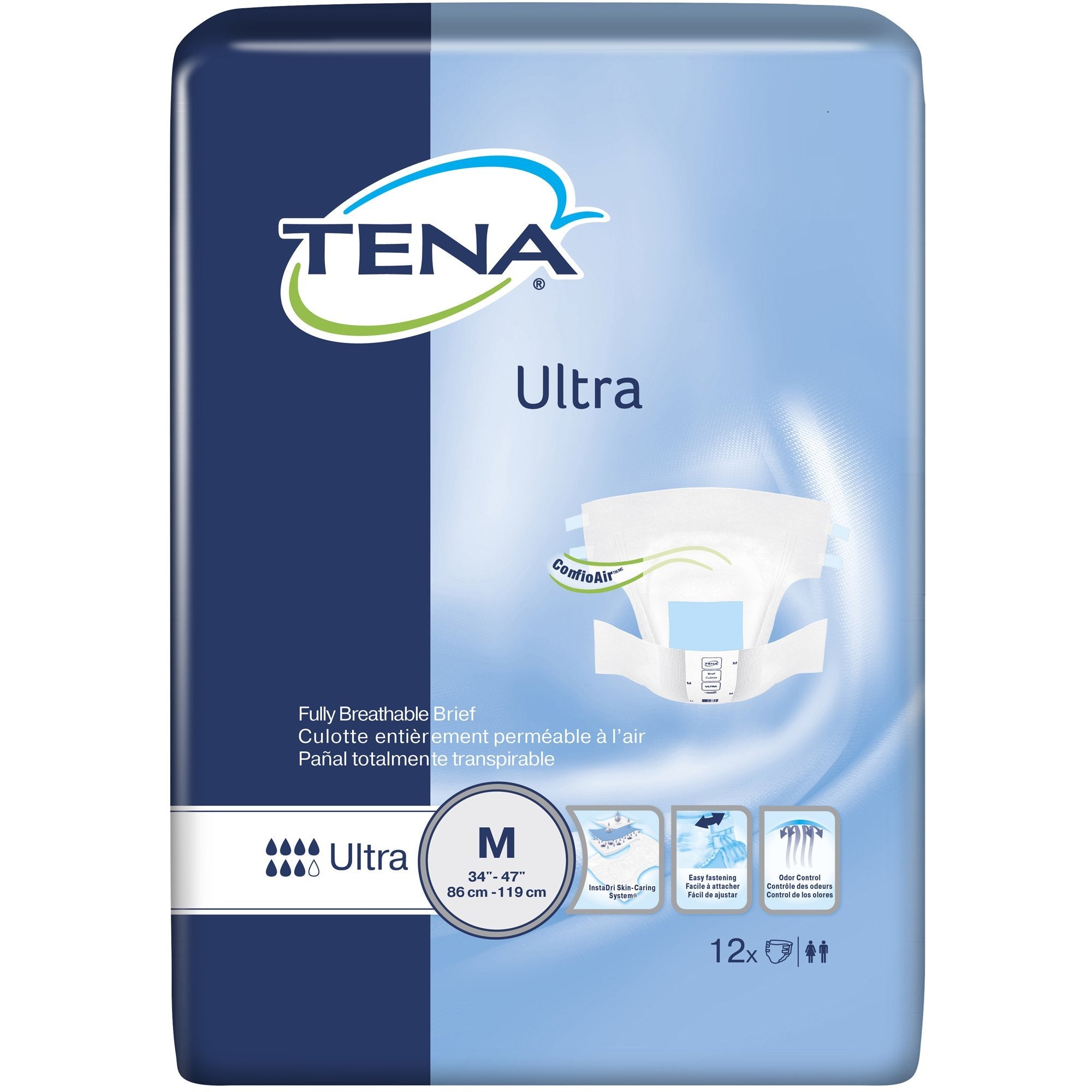 Tena® Ultra Incontinence Brief, Medium 67252