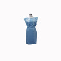 Patient Exam Gown Premium 2X-Large Blue Disposable 4570S