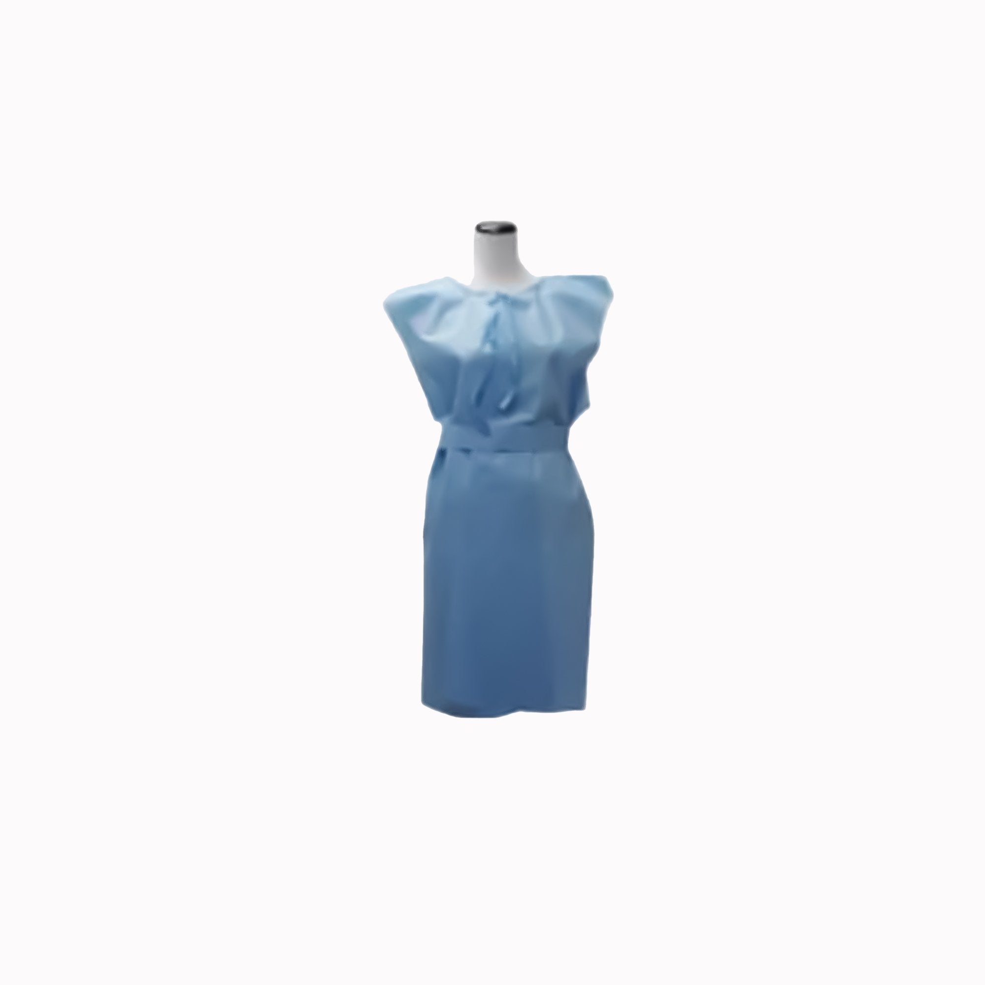 Patient Exam Gown Premium 2X-Large Blue Disposable 4570S