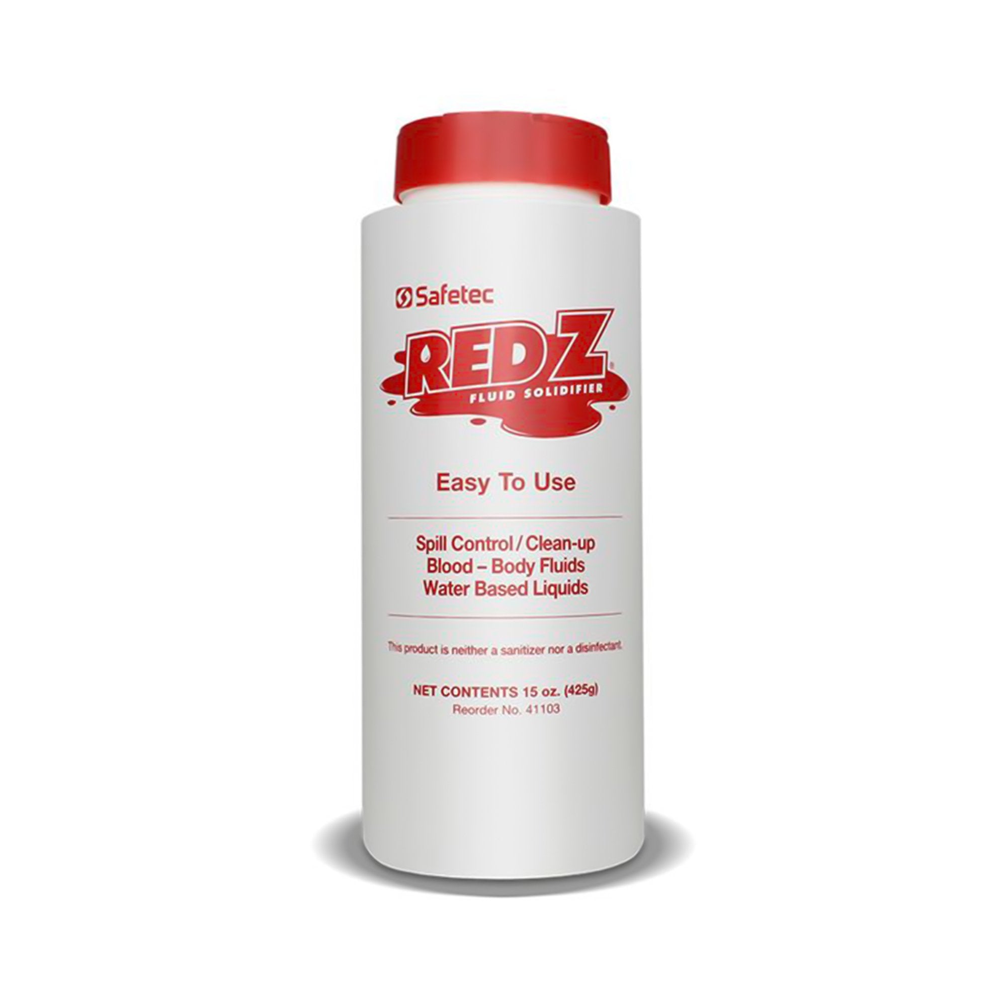 Red Z™ Spill Control Solidifier, 15-ounce Shaker Top Bottle 41103