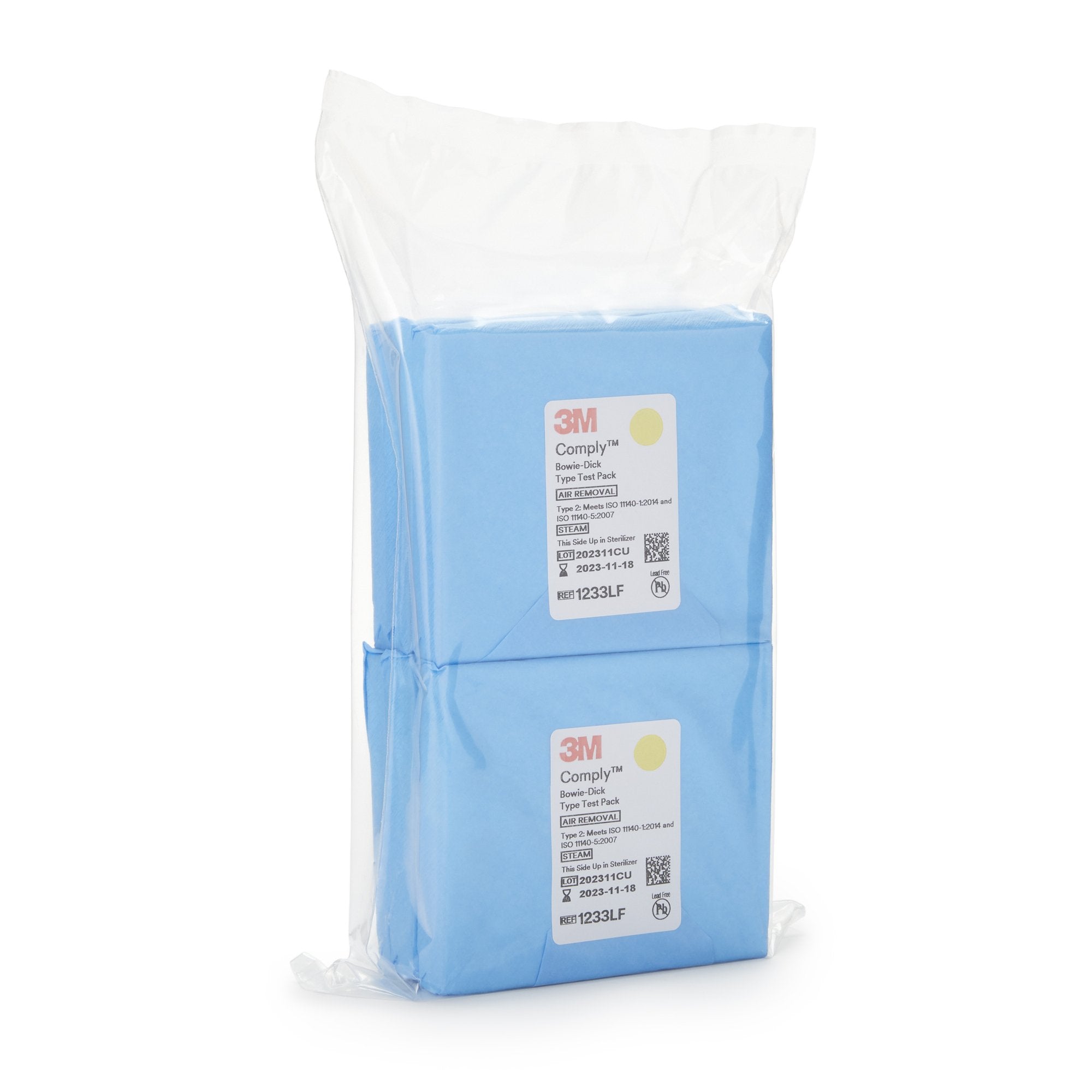 3M™ Comply™ Sterilization Bowie-Dick Test Pack, Type 2, Steam, 270° – 273° F 1233LF